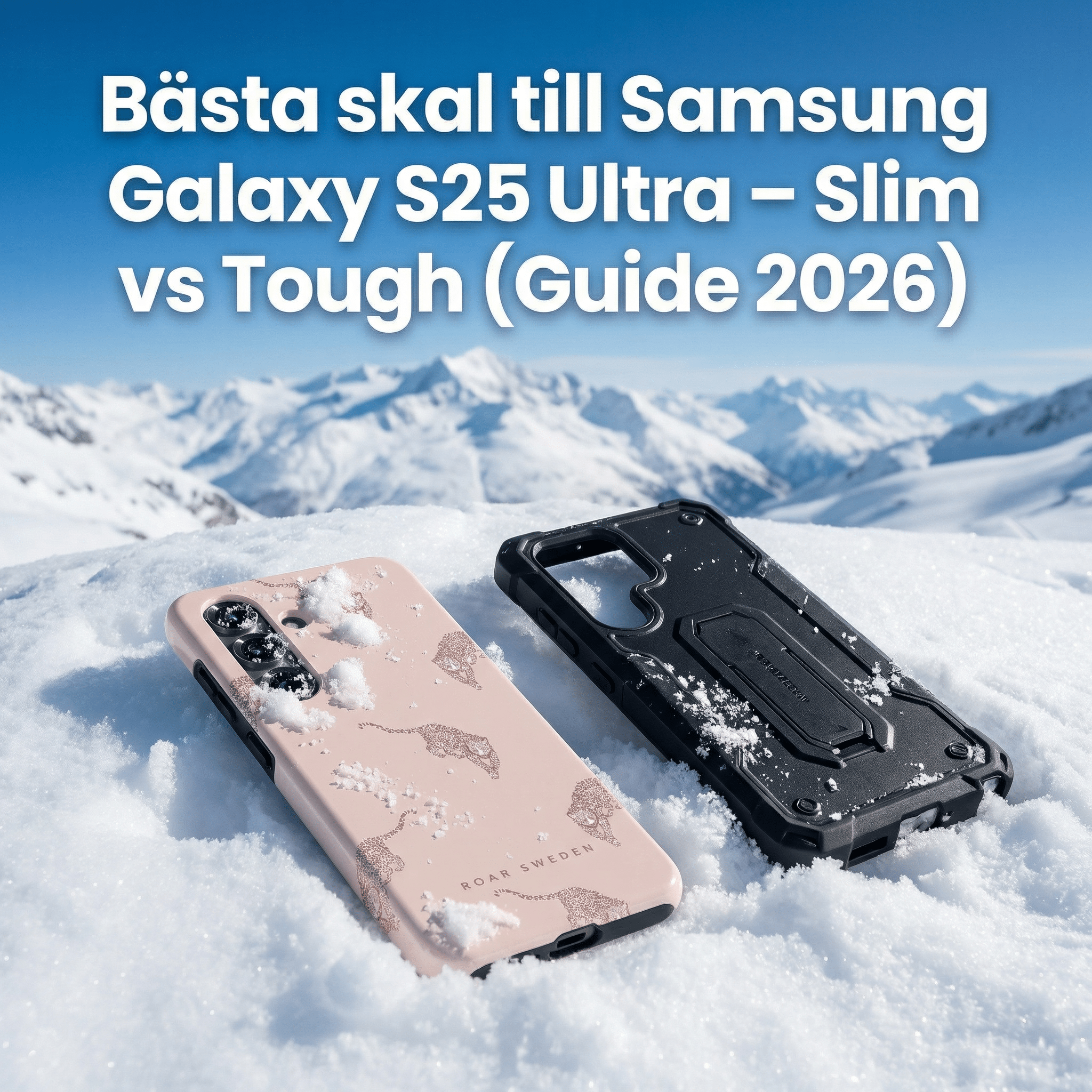 Bästa skal till Samsung Galaxy S25 Ultra – Slim vs Tough (Guide 2026) - Roar Sweden