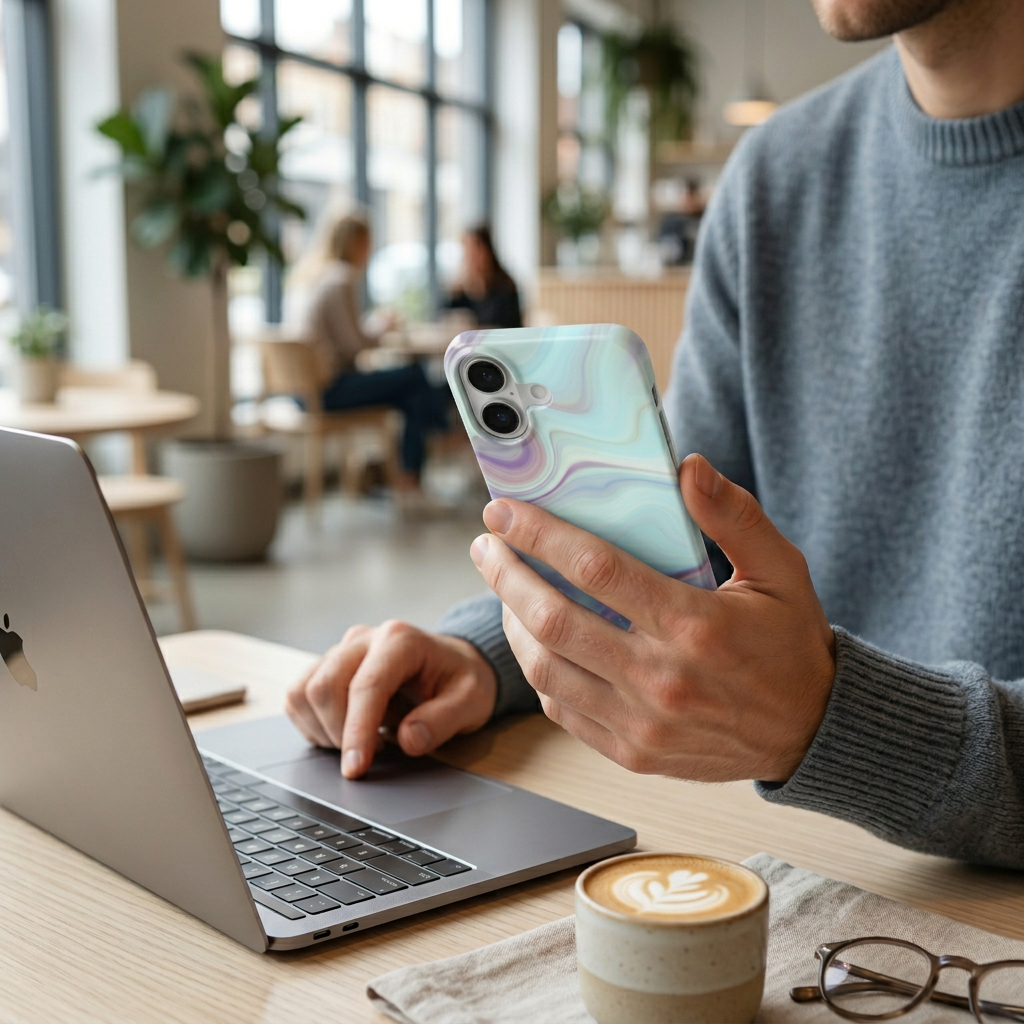 Hur rengör man mobilskal?