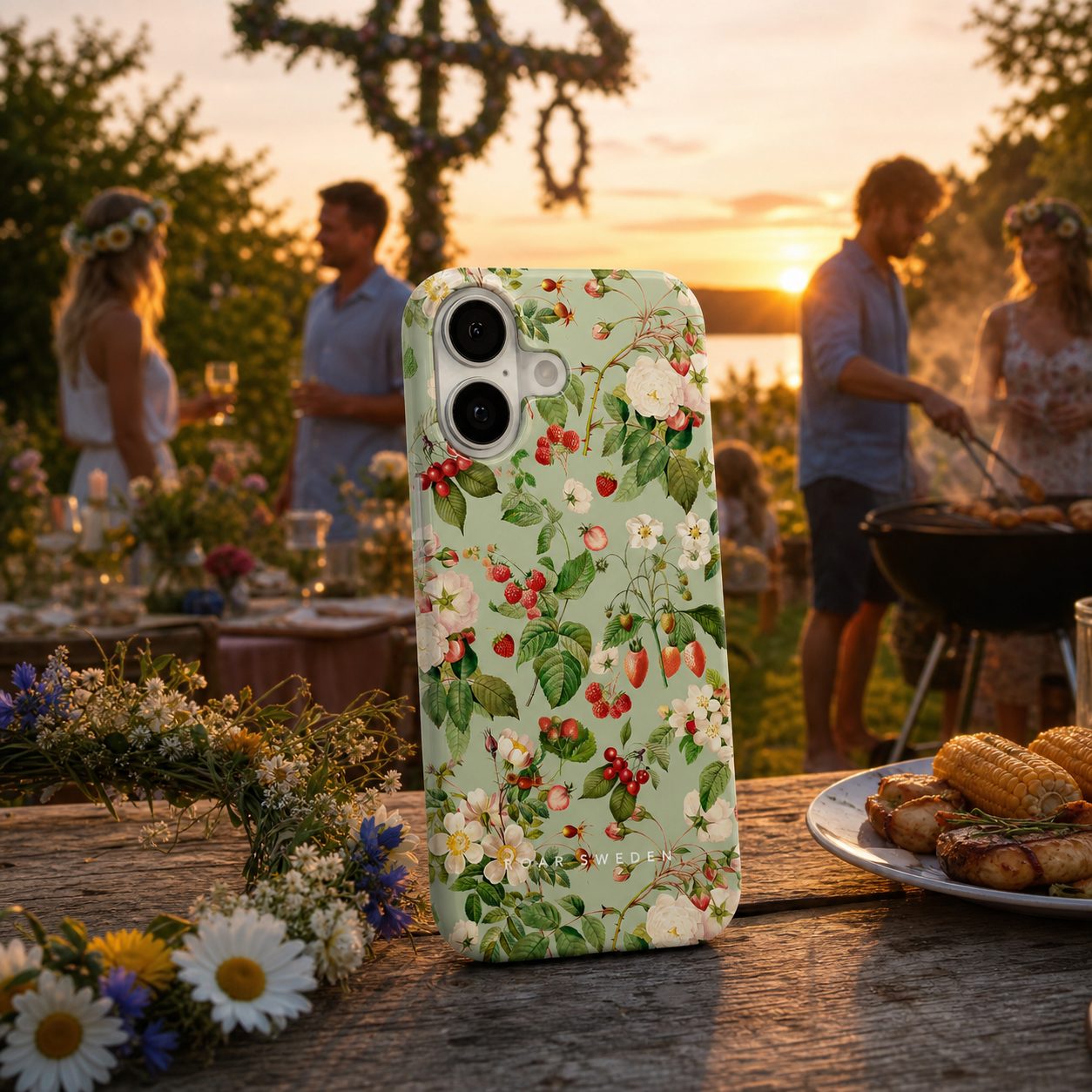 Mobilskal som passar sommarfest: midsommar, grill och kvällar