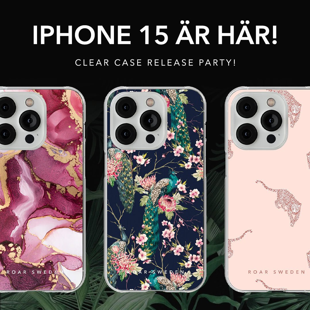 Vi välkomnar iPhone 15 - Skaffa ditt mobilskal idag! - Roar Sweden