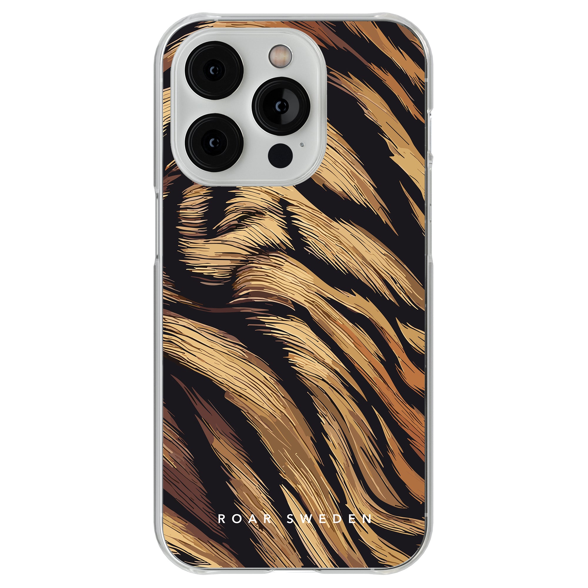 Roar Sweden ger dig en Tiger Fur - Clear Case, inspirerad av vildmarkens skönhet. Detta eleganta fodral är designat speciellt för iPhone 11, med en häftig tiger.