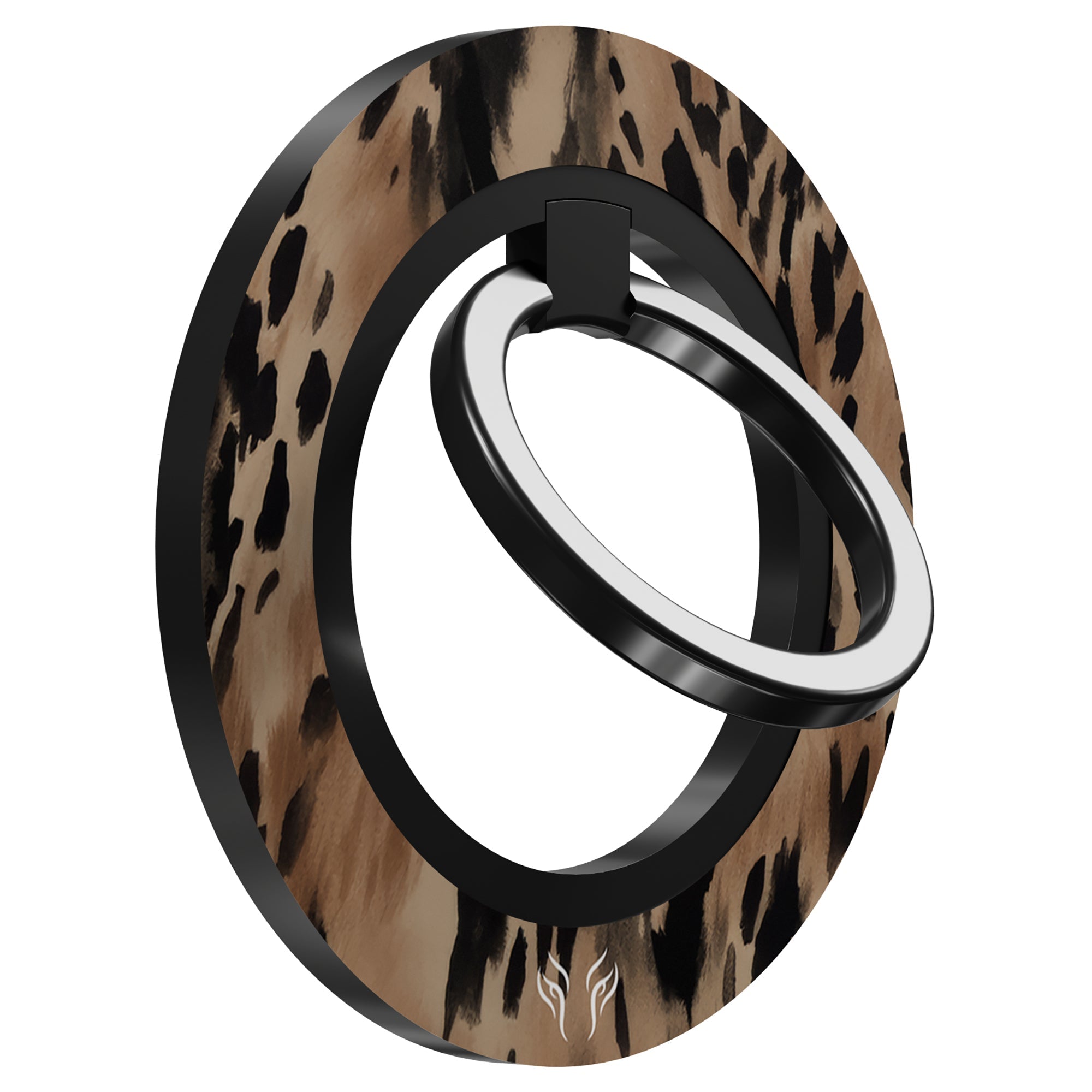 Abstract Leopard - Magnetring – magnetring för mobil