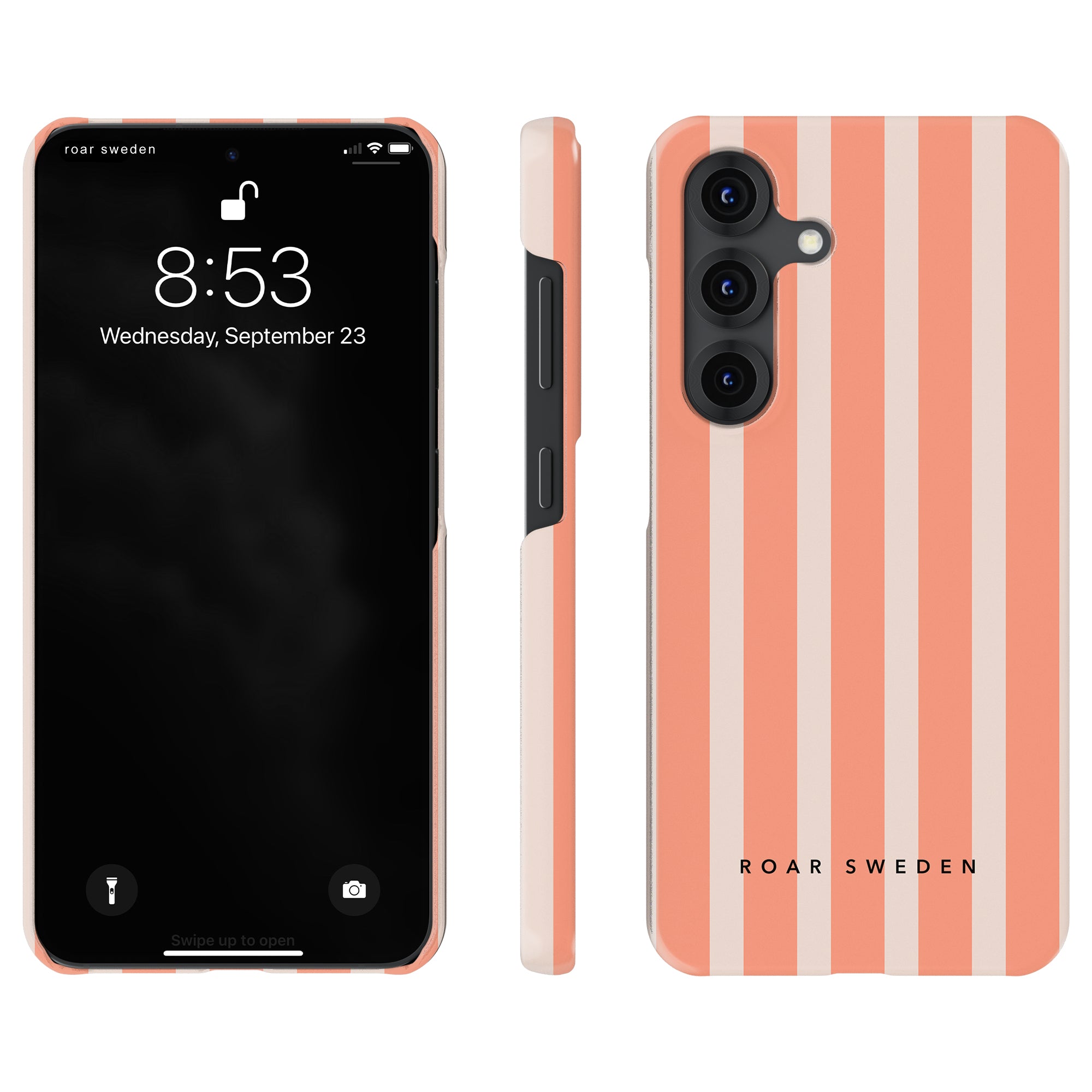 Apricot Stripes - Slim case - Roar Sweden