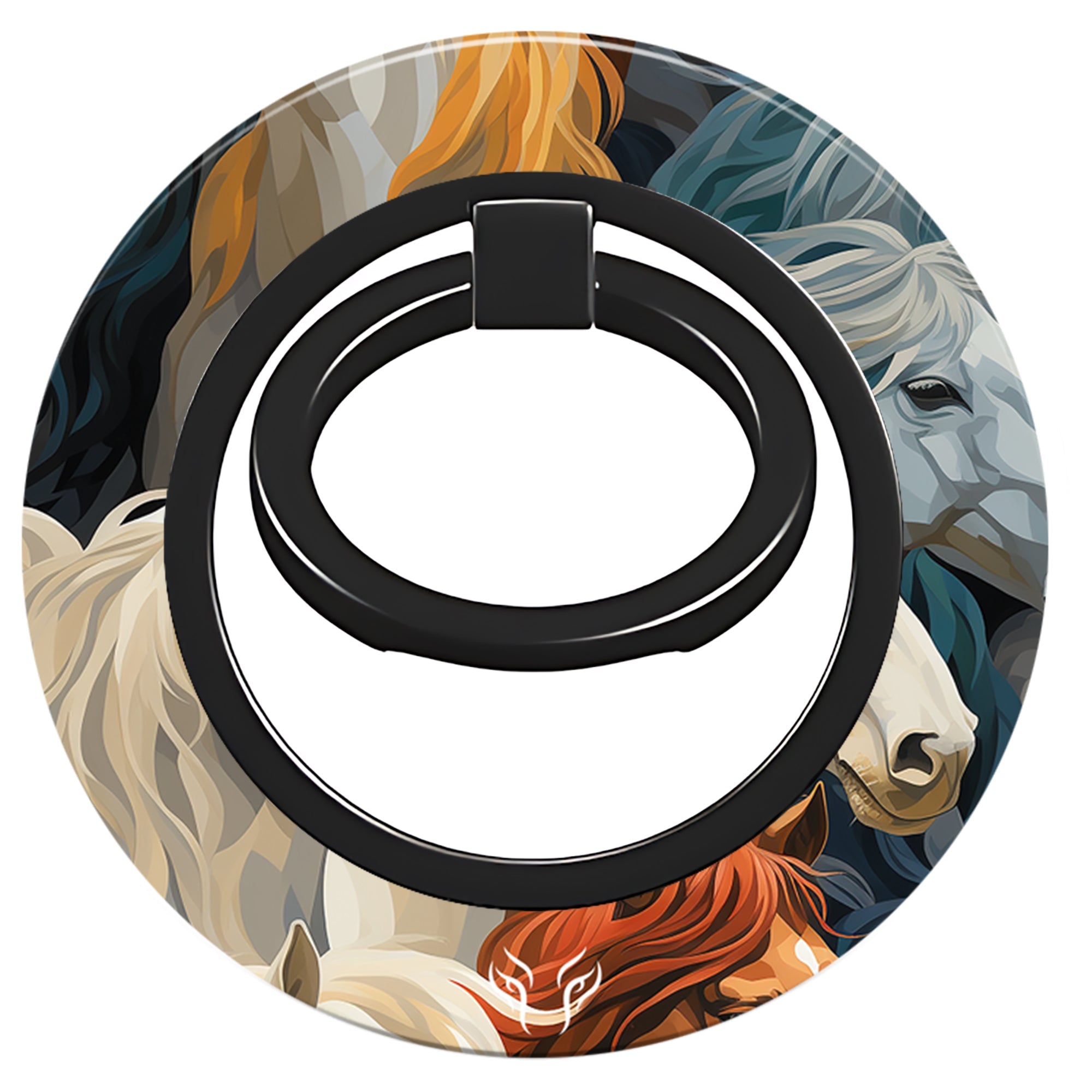 Artsy Horses - Magnetring – magnetring för mobil