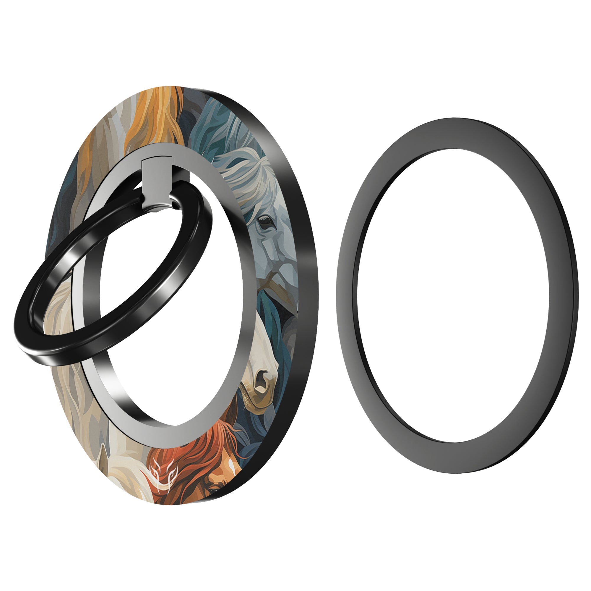 Artsy Horses - Magnetring – magnetring för mobil