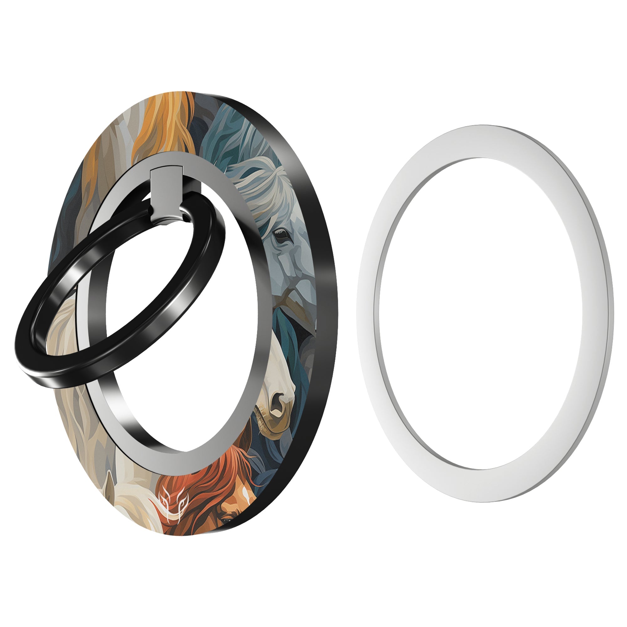 Artsy Horses - Magnetring – magnetring för mobil