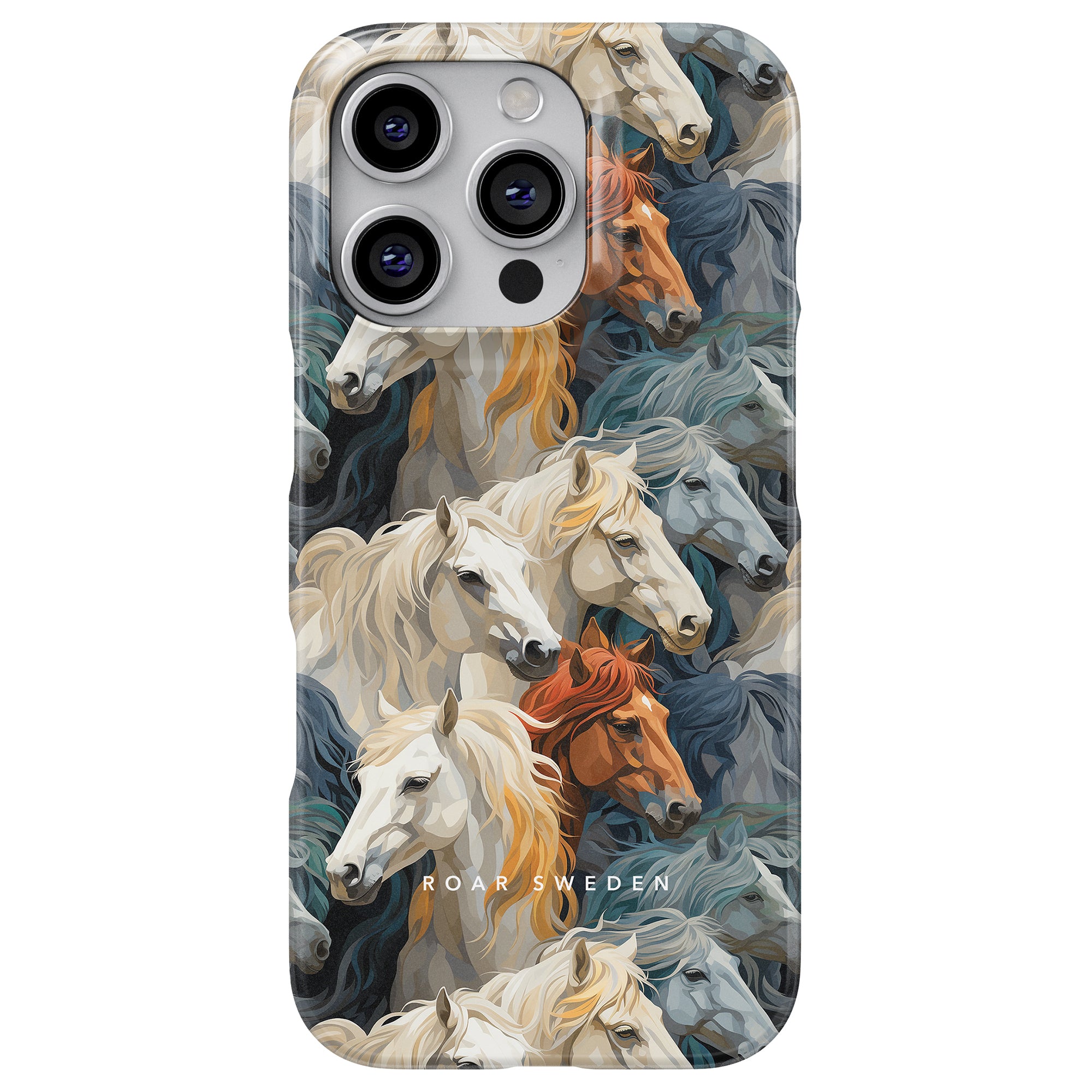 Plaid Horse Slim mobilskal – Artsy Horses
