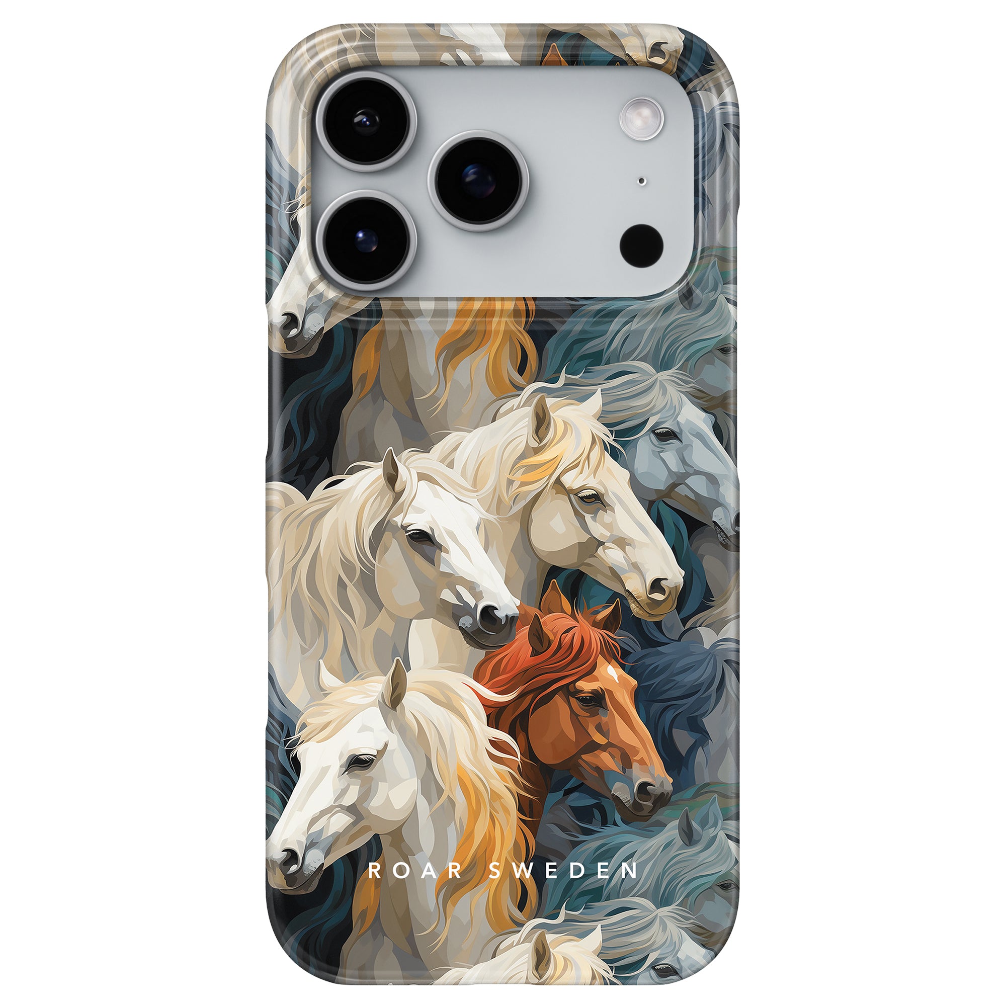 Plaid Horse Slim mobilskal – Artsy Horses