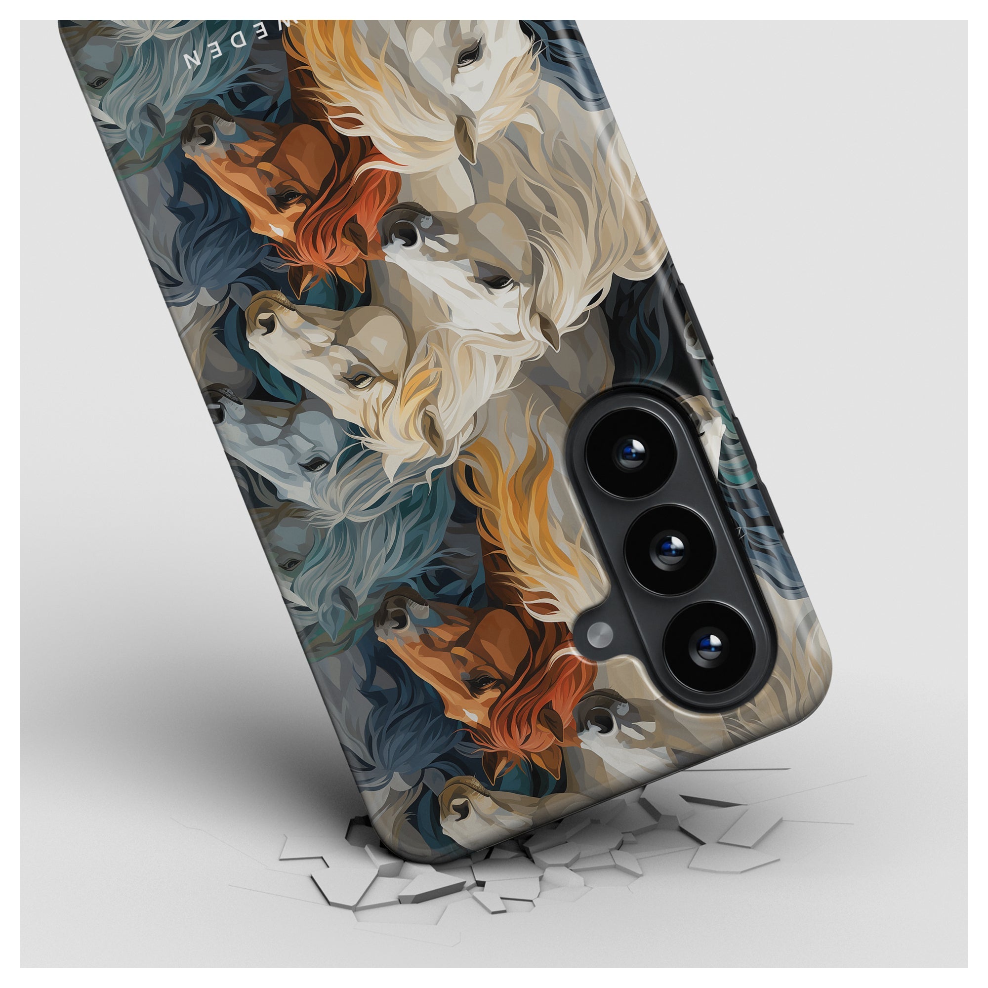 Artsy Horses - Magnetic Tough Phone Case