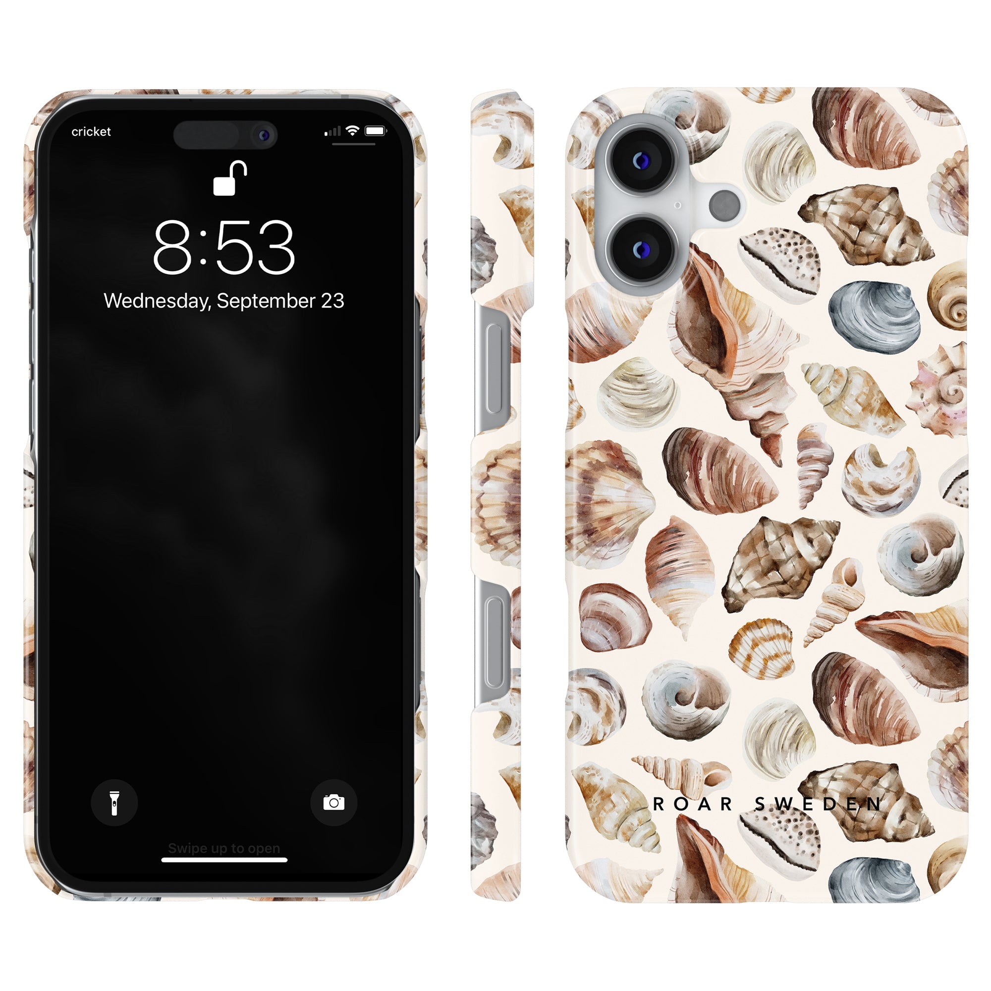 Slim mobilskal – Beach Shells