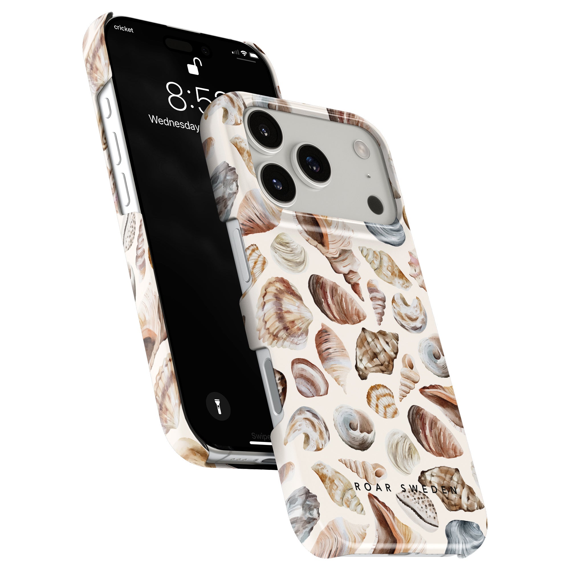Slim mobilskal – Beach Shells