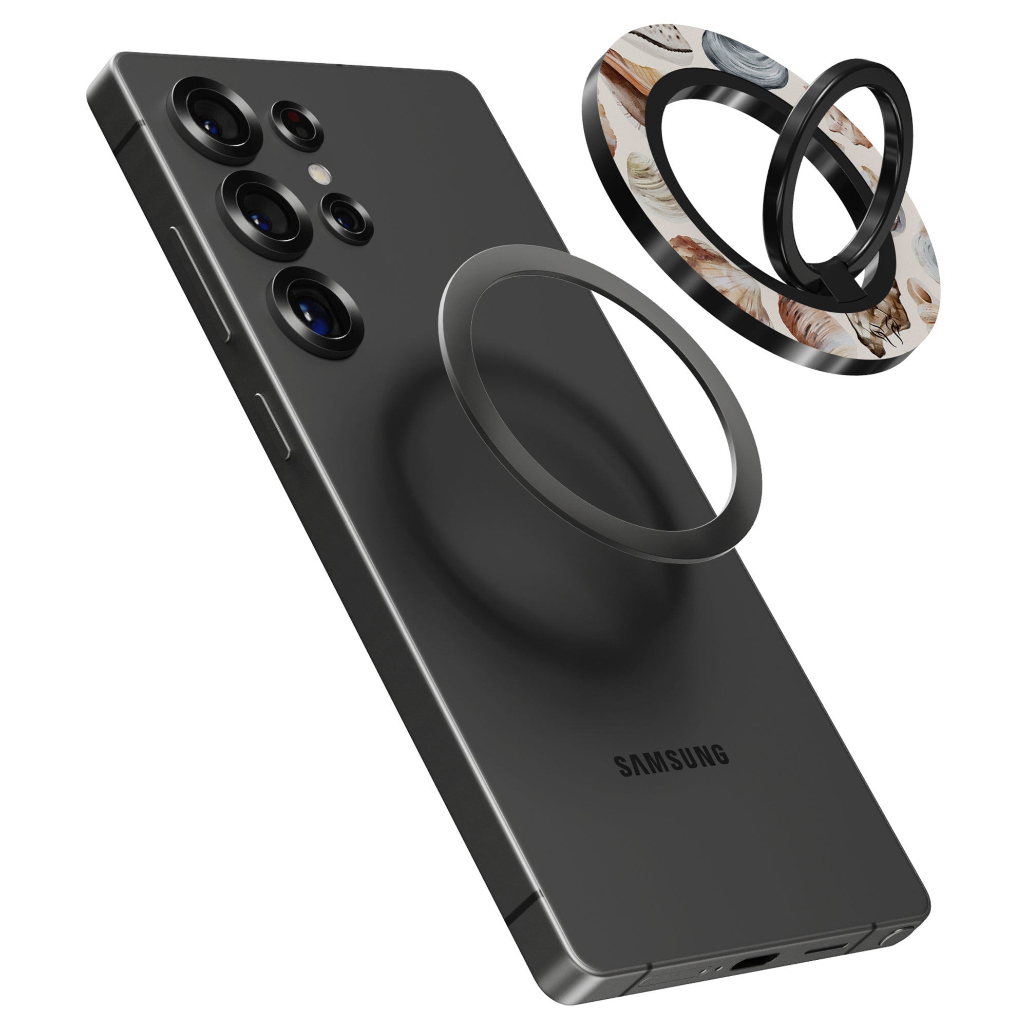 Beach Shells - Magnetring – magnetring för mobil