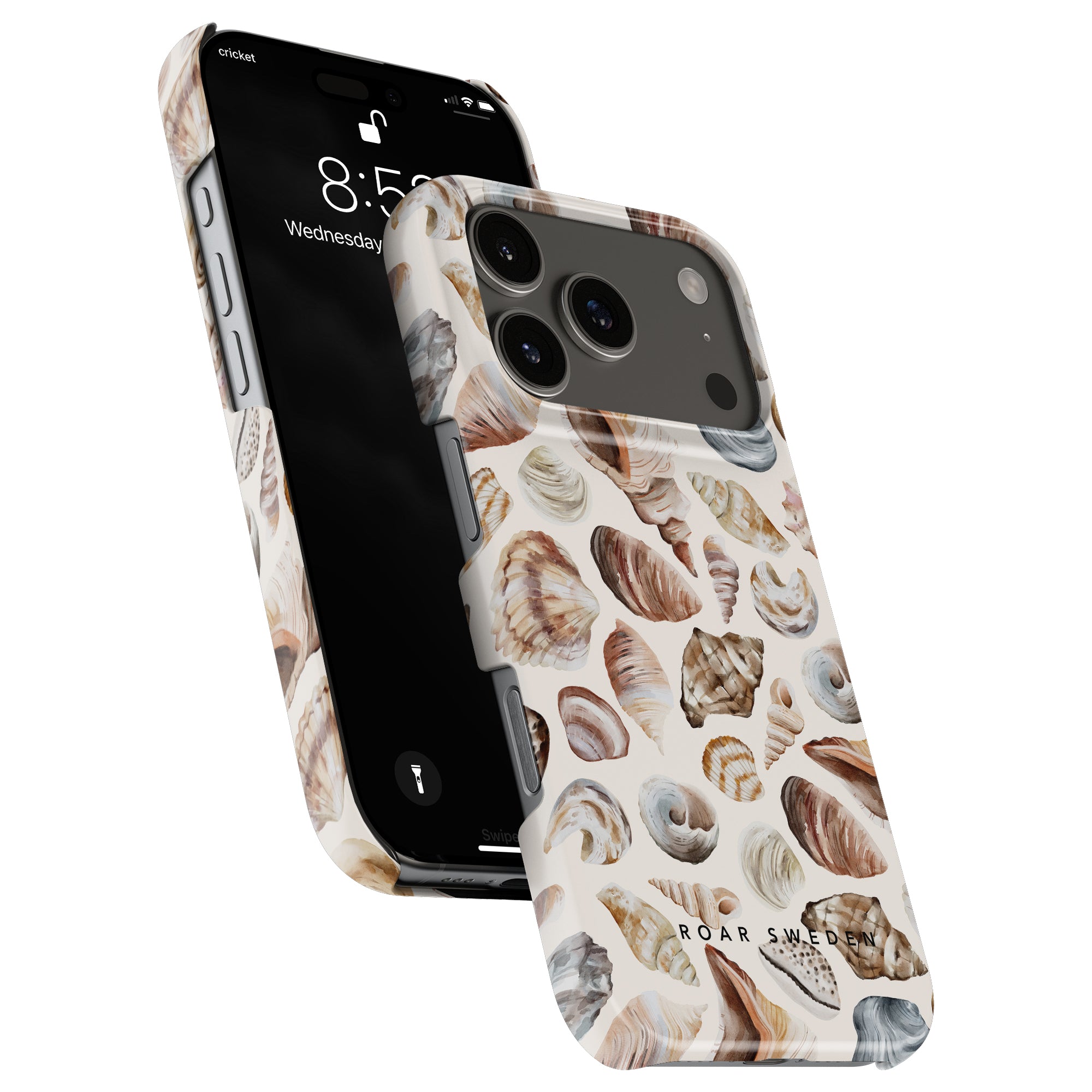Slim mobilskal – Beach Shells