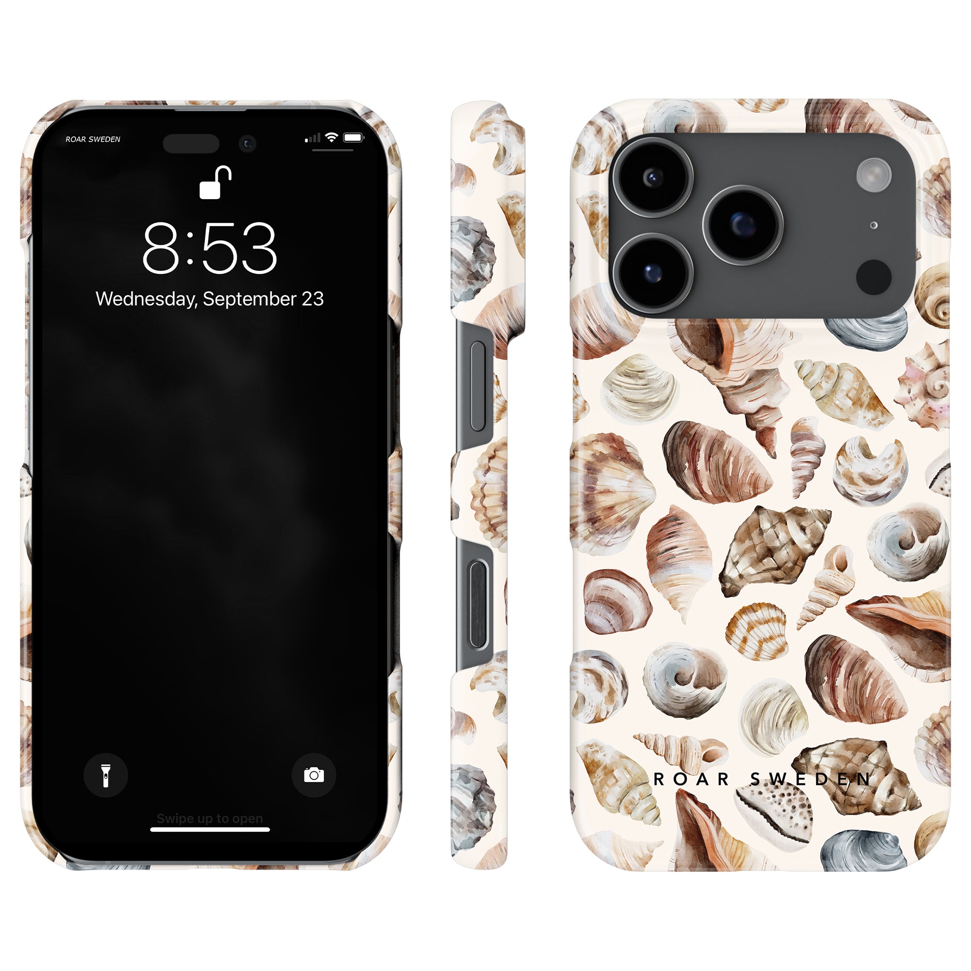 Slim mobilskal – Beach Shells