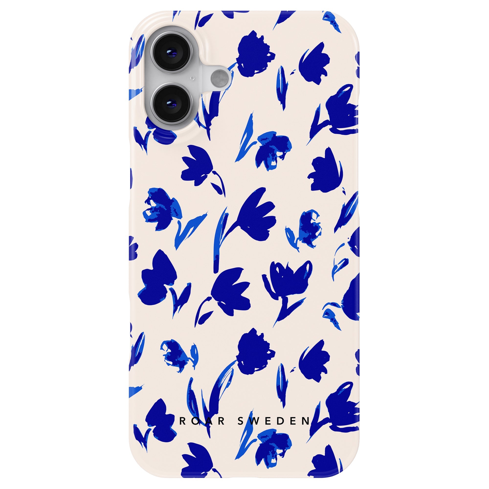 Slim mobilskal – Blue Flowers