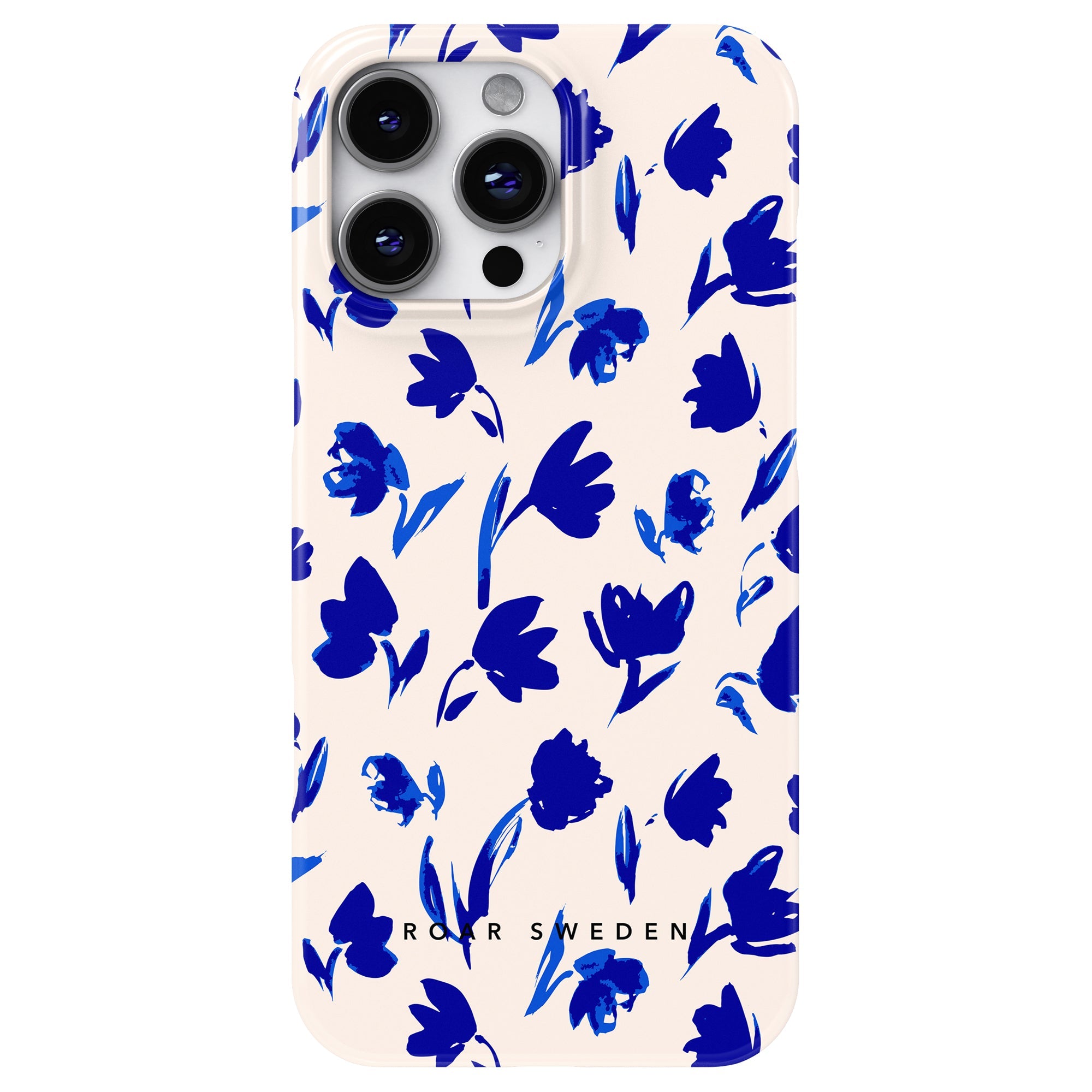 Slim mobilskal – Blue Flowers