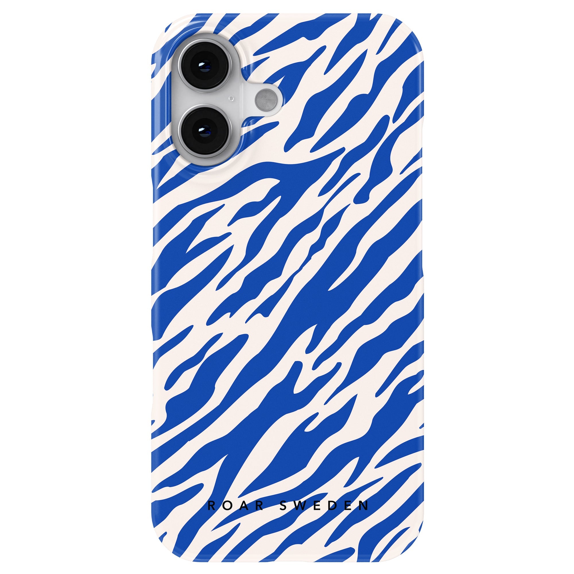 Slim mobilskal – Blue Stripes