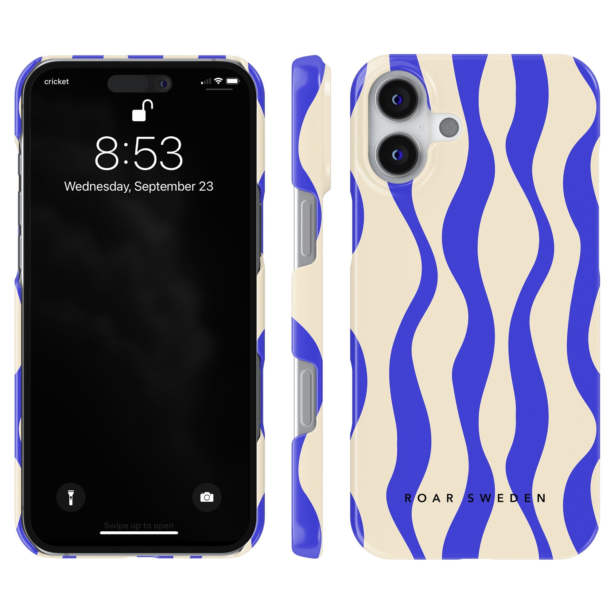 Slim mobilskal – Blue Waves