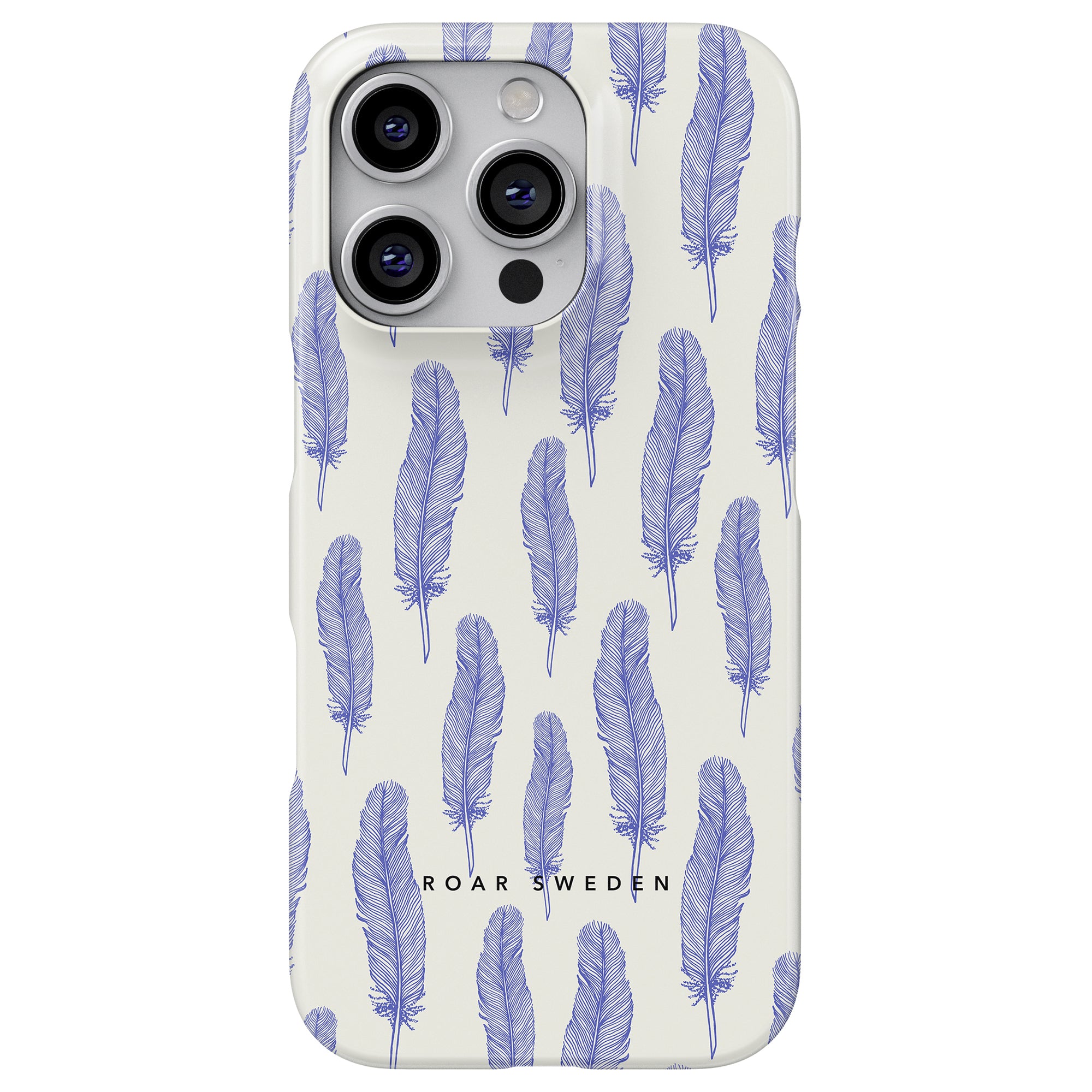 Blue Feathers - Slim case - Roar Sweden