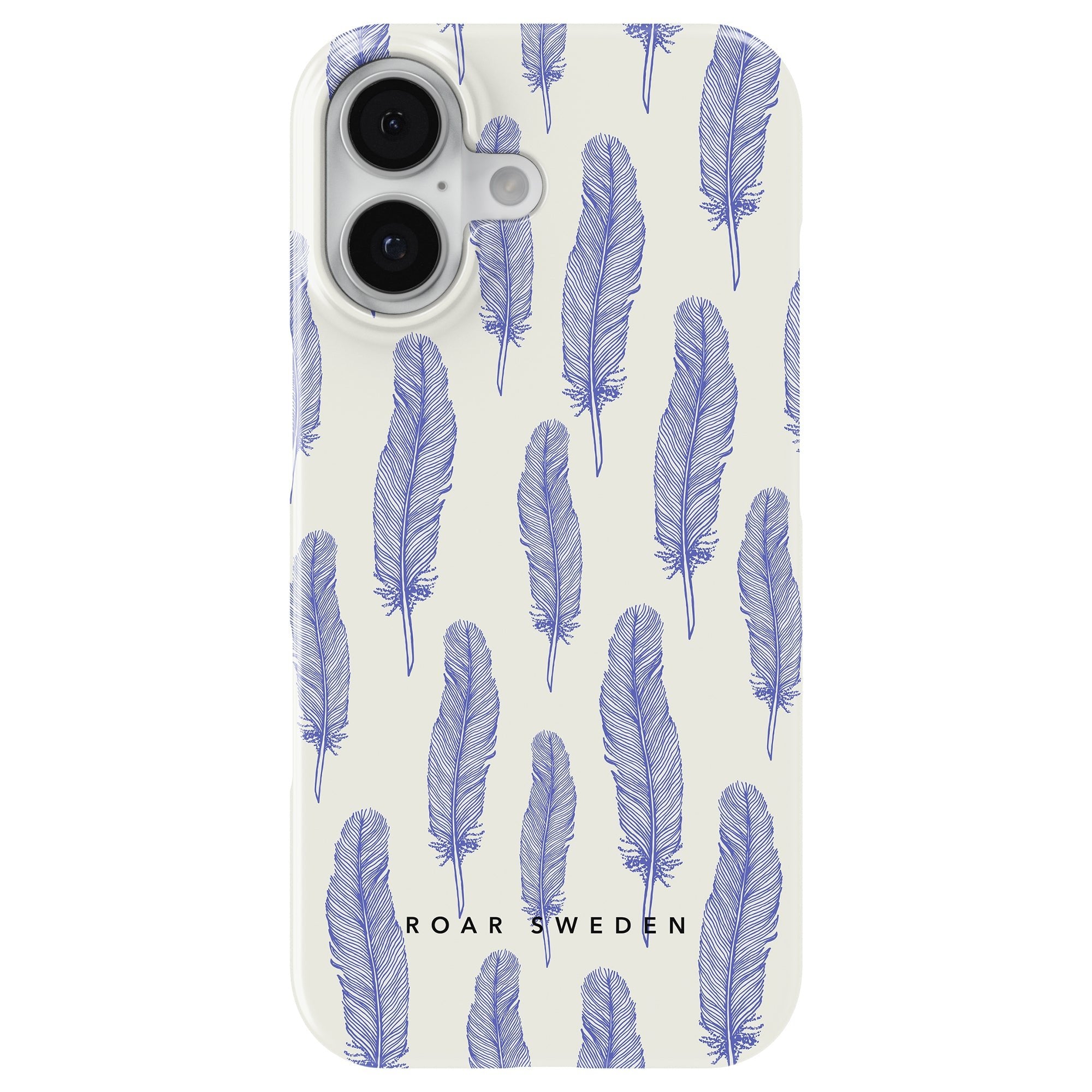Blue Feathers - Slim case - Roar Sweden