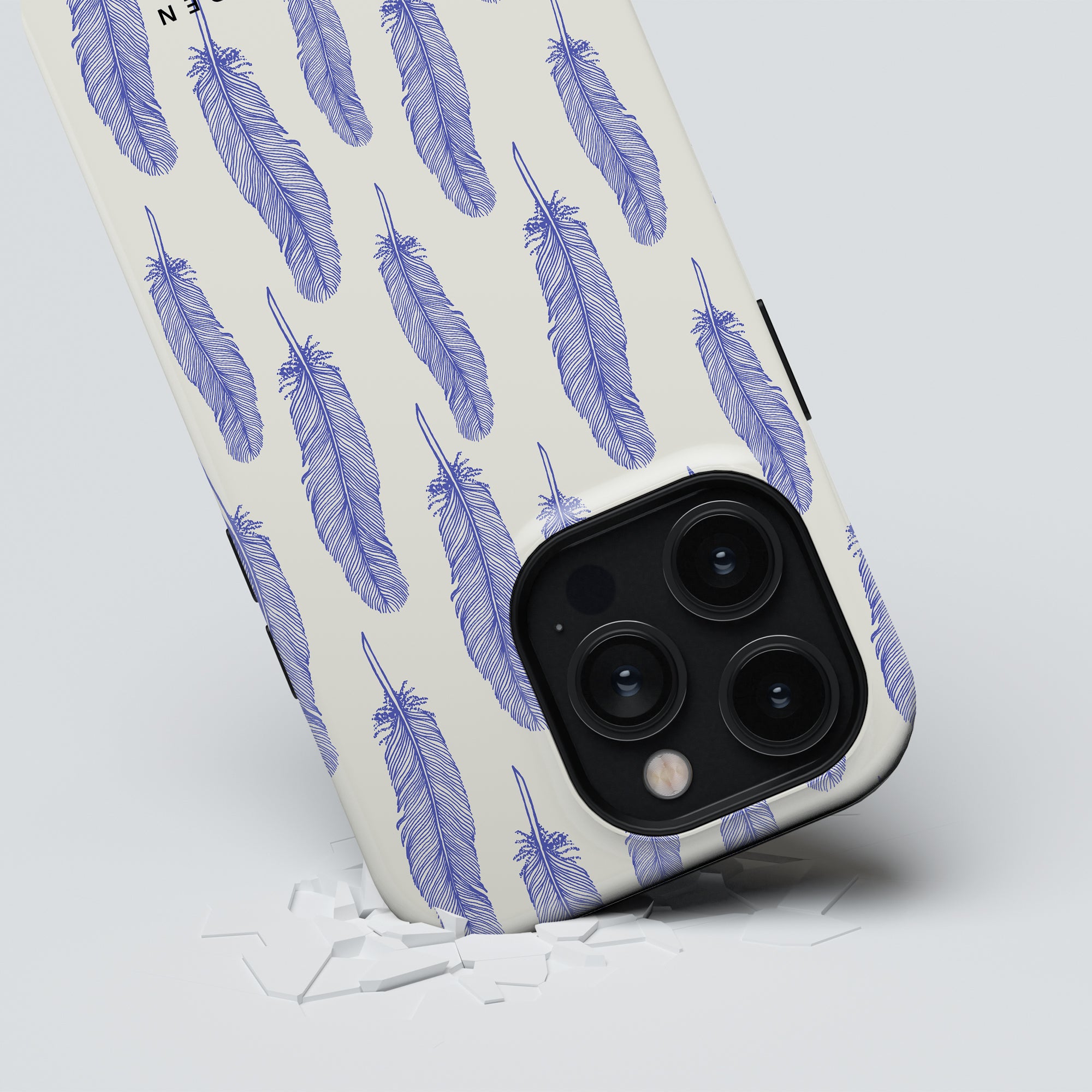 Blue Feathers - Magsafe Tough Case - Roar Sweden