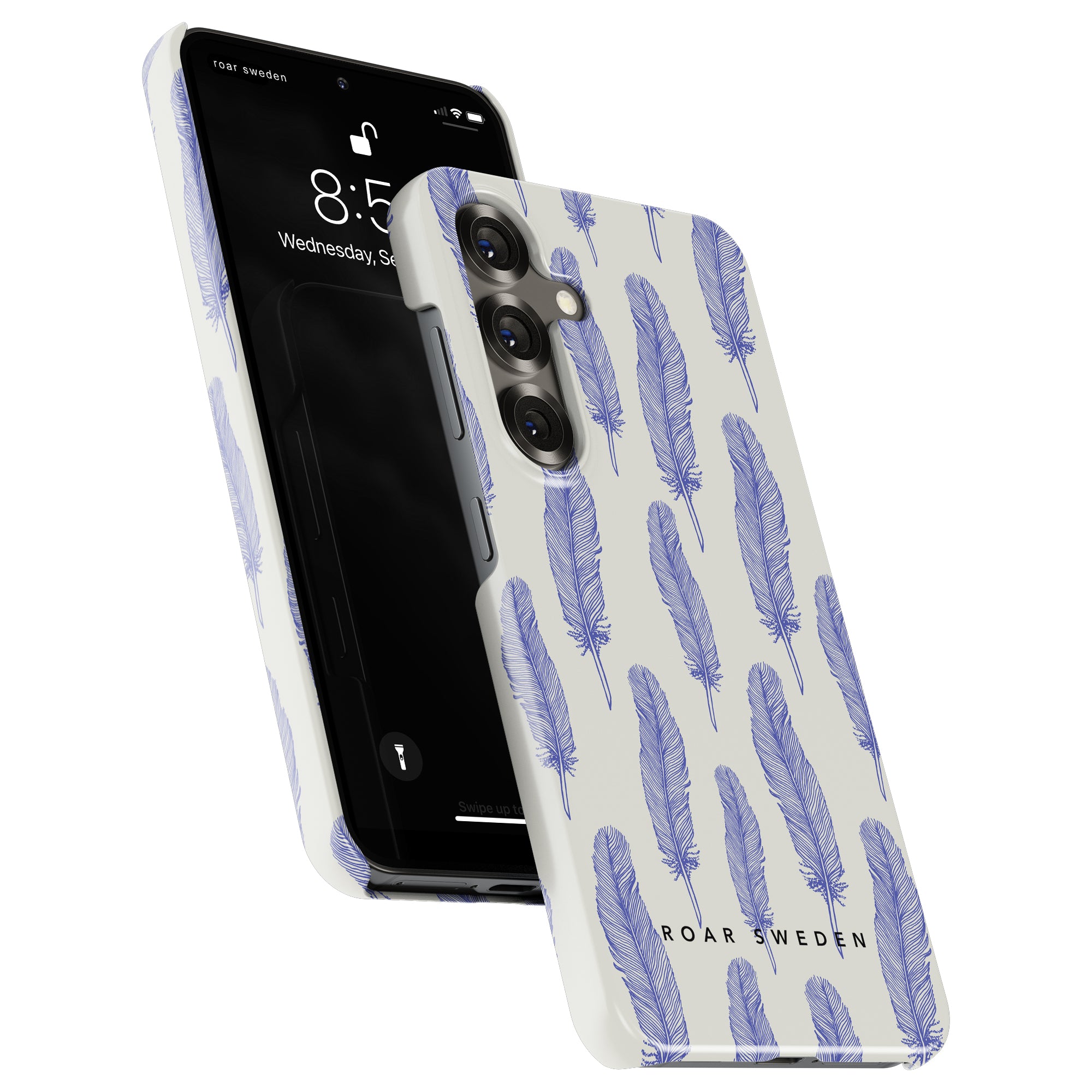Blue Feathers - Slim case - Roar Sweden