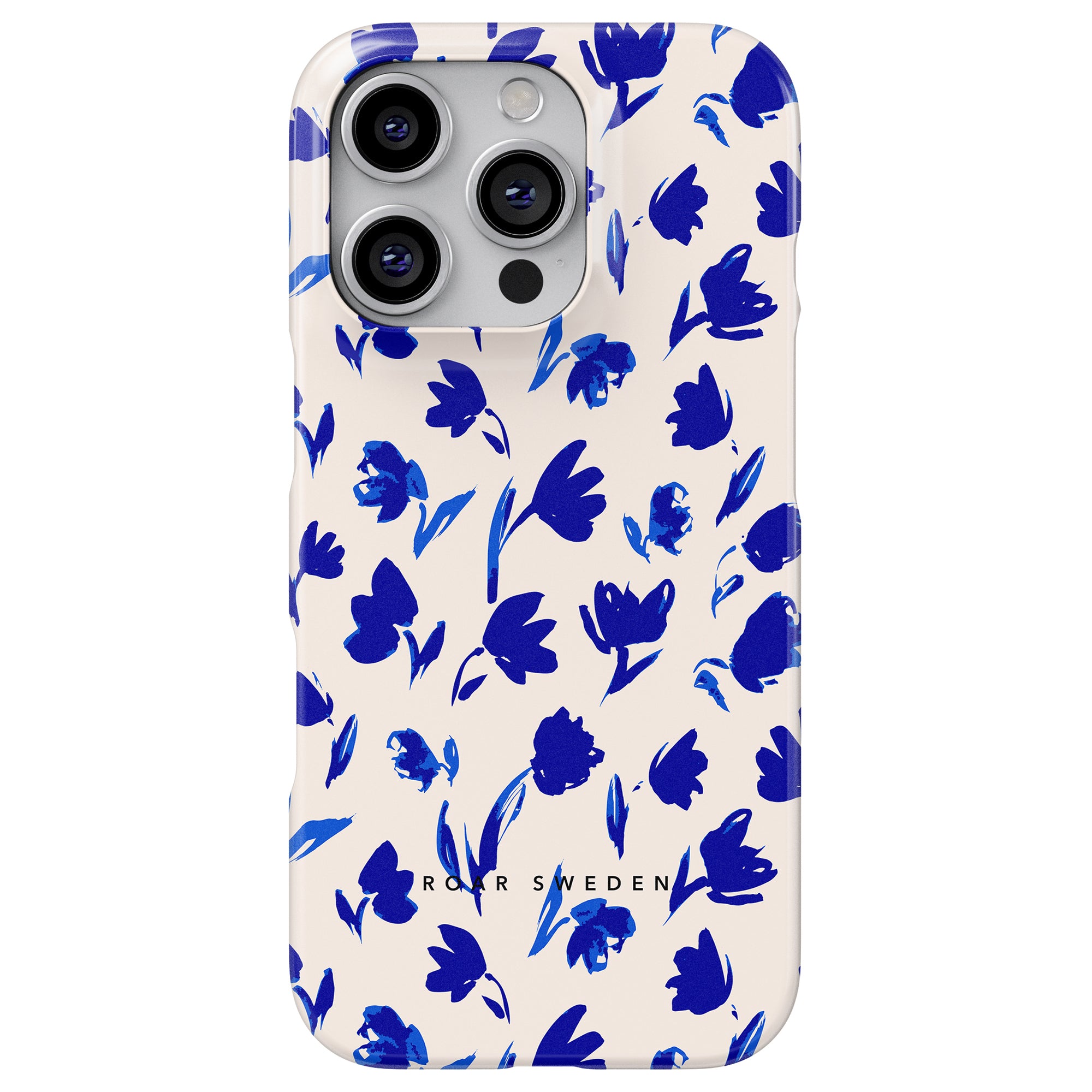 Slim mobilskal – Blue Flowers