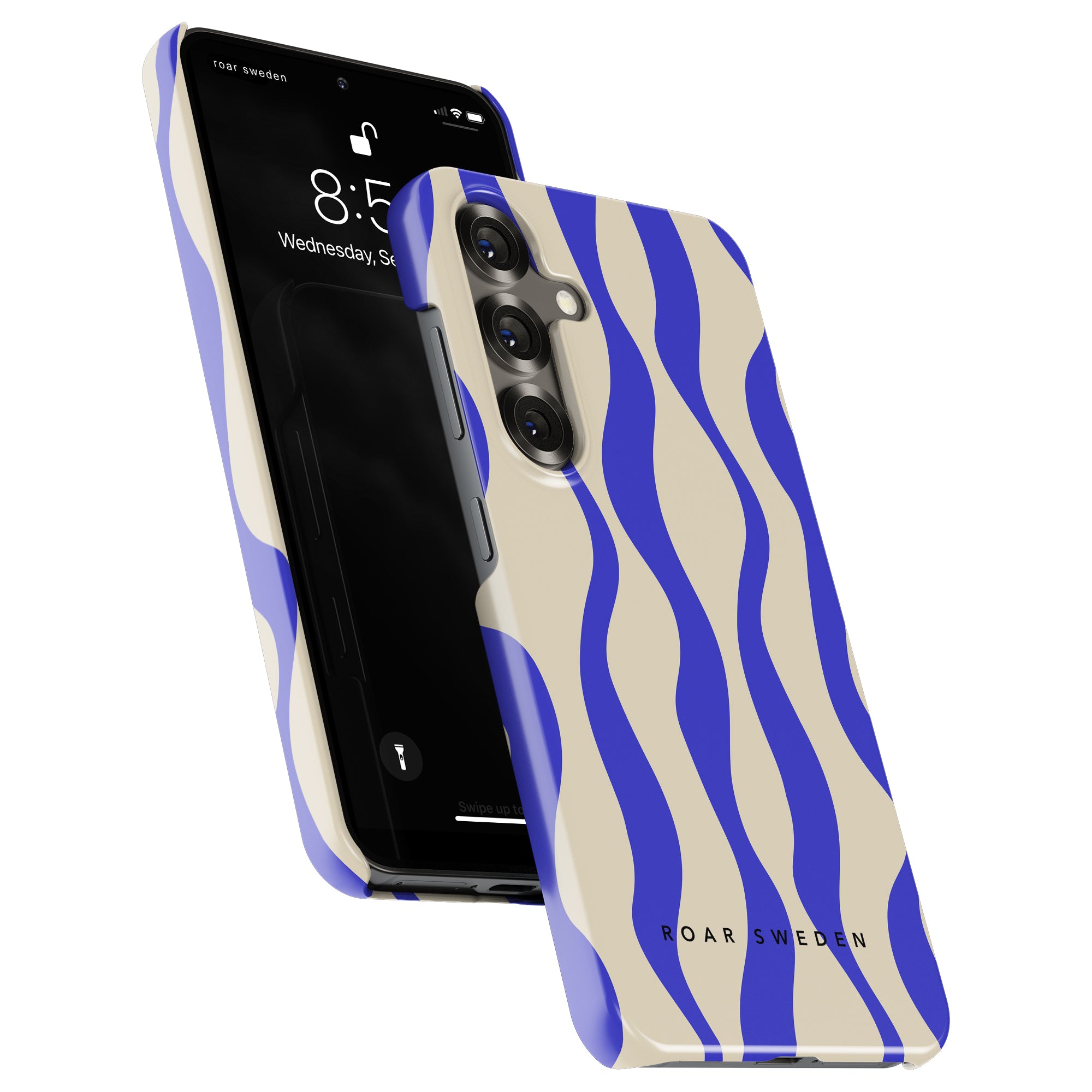 Slim mobilskal – Blue Waves