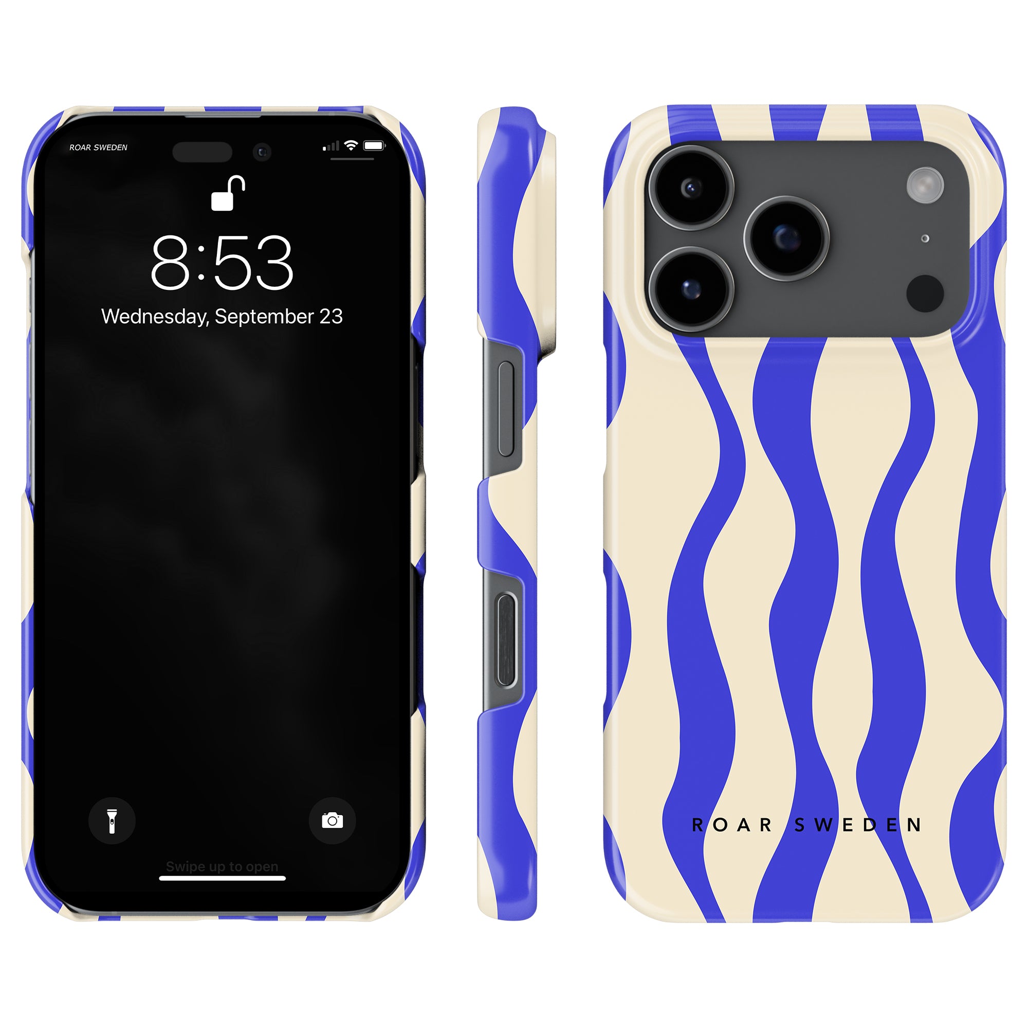 Slim mobilskal – Blue Waves