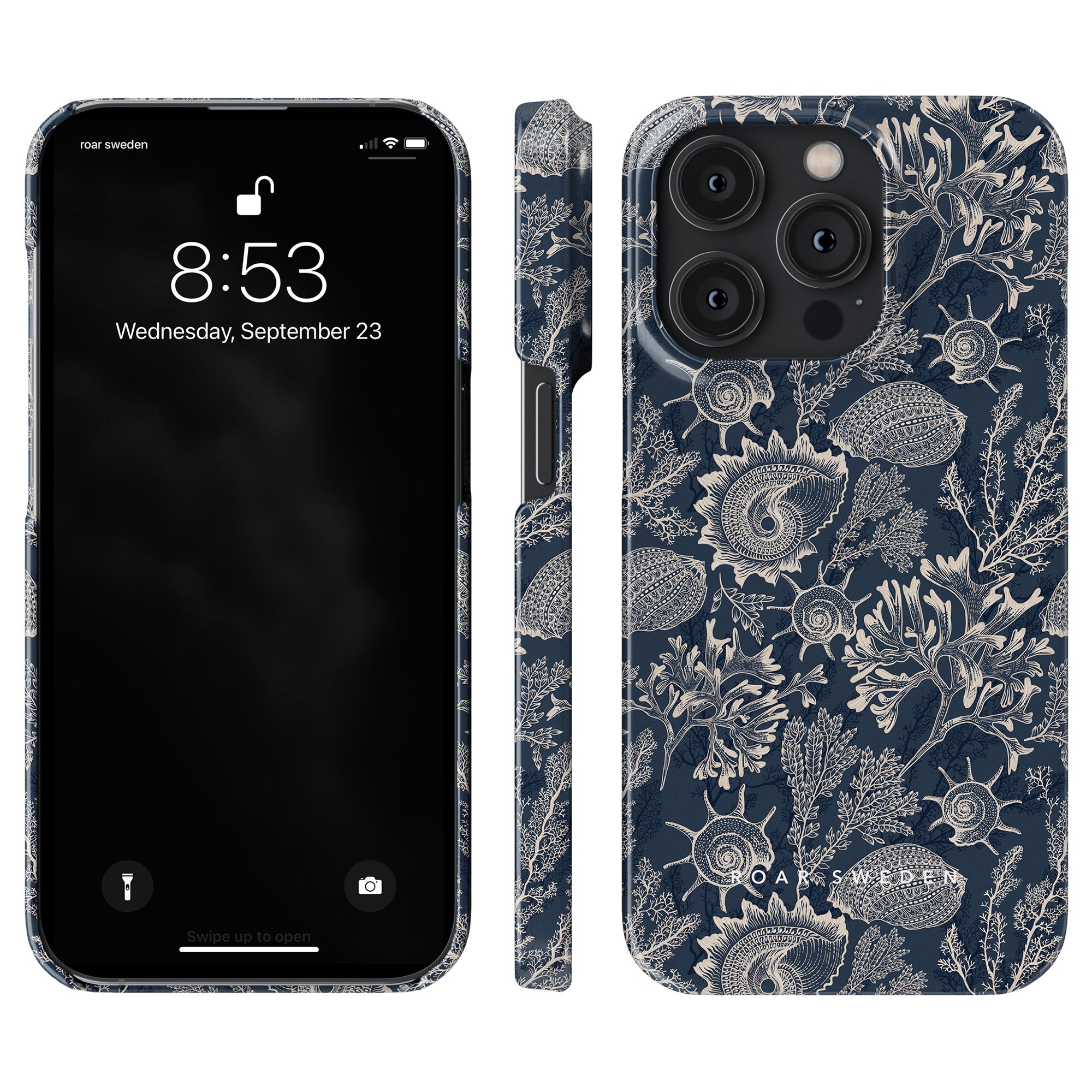 A Blue Corals - Tunt fodral för iPhone 11 Pro, med en design inspirerad av Blue Corals.