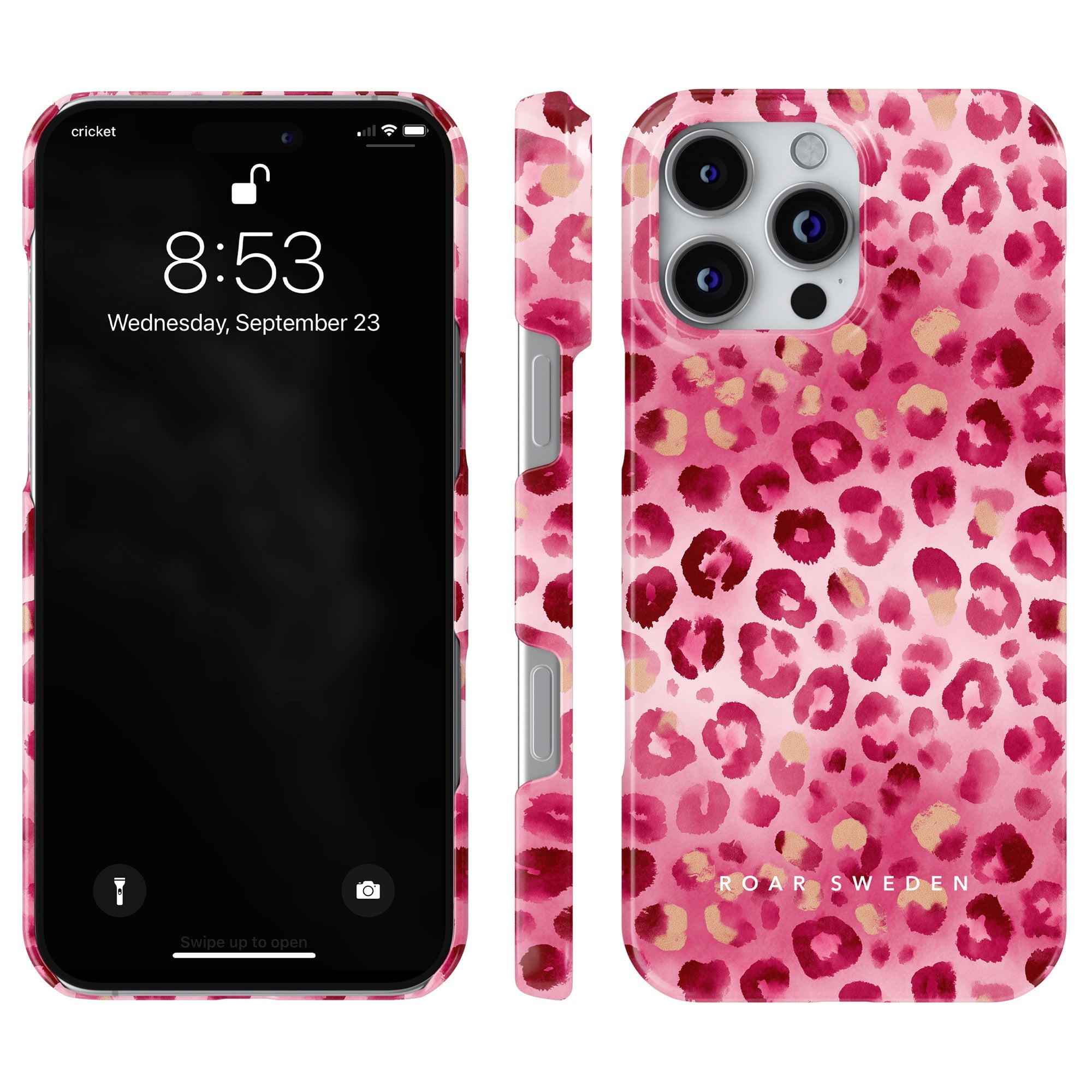 Slim mobilskal – Blush Leopard