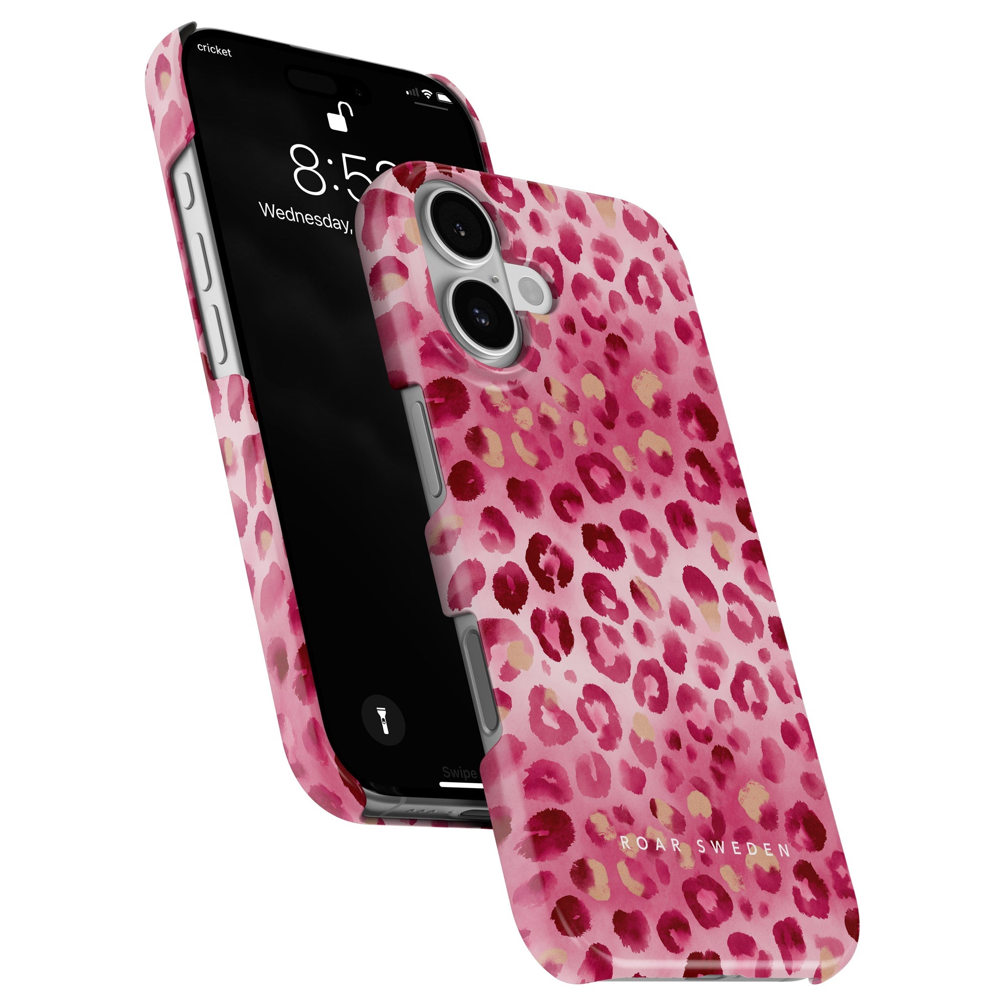 Slim mobilskal – Blush Leopard