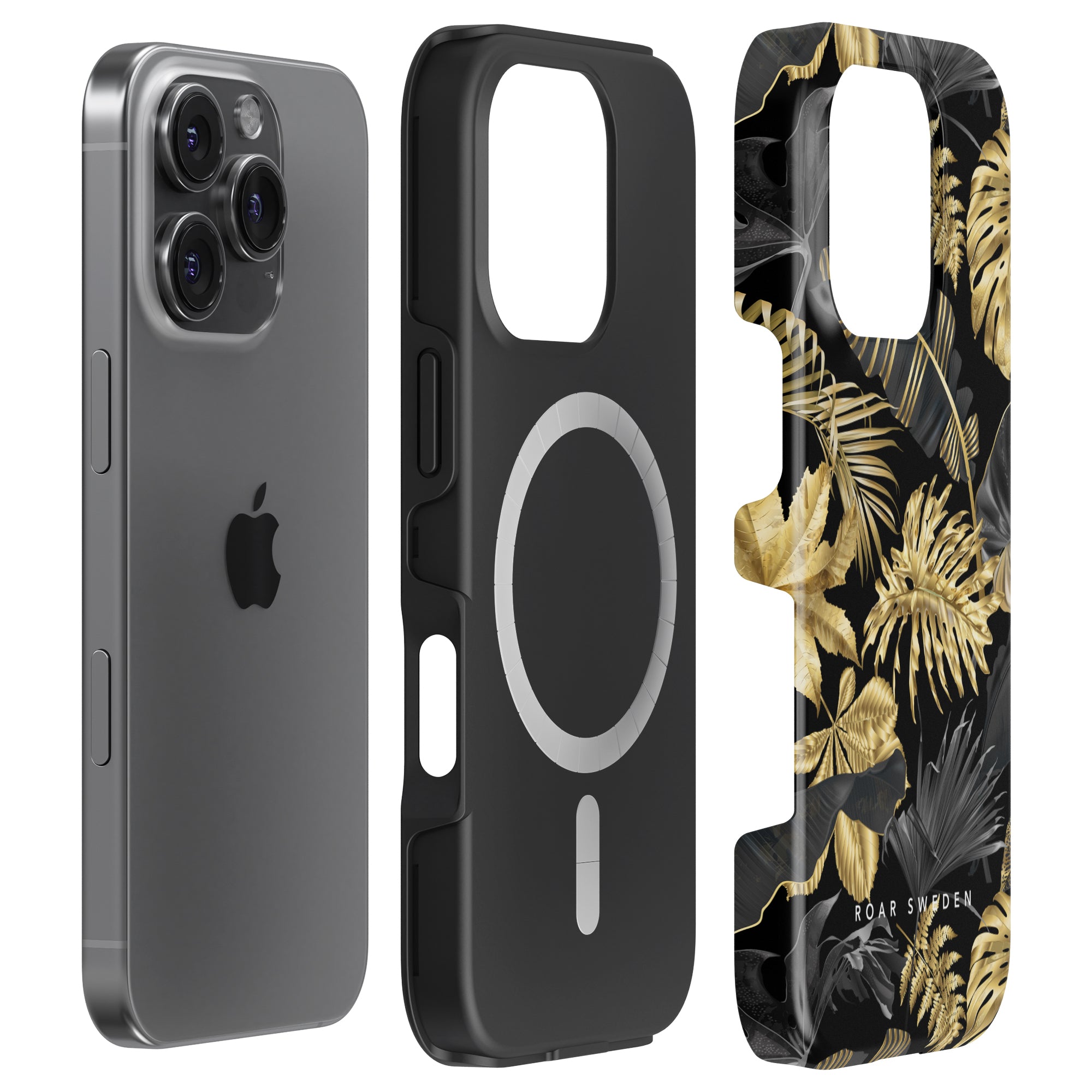 MagSafe mobilskal – Botanic Gold