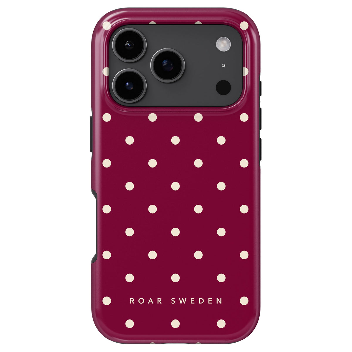 Burgundy Dots - Tough Case