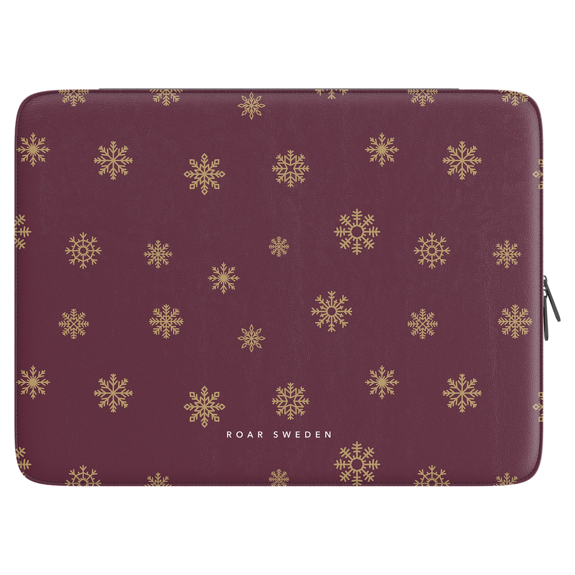 Burgundy Snowflake - Laptopfodral - Roar Sweden