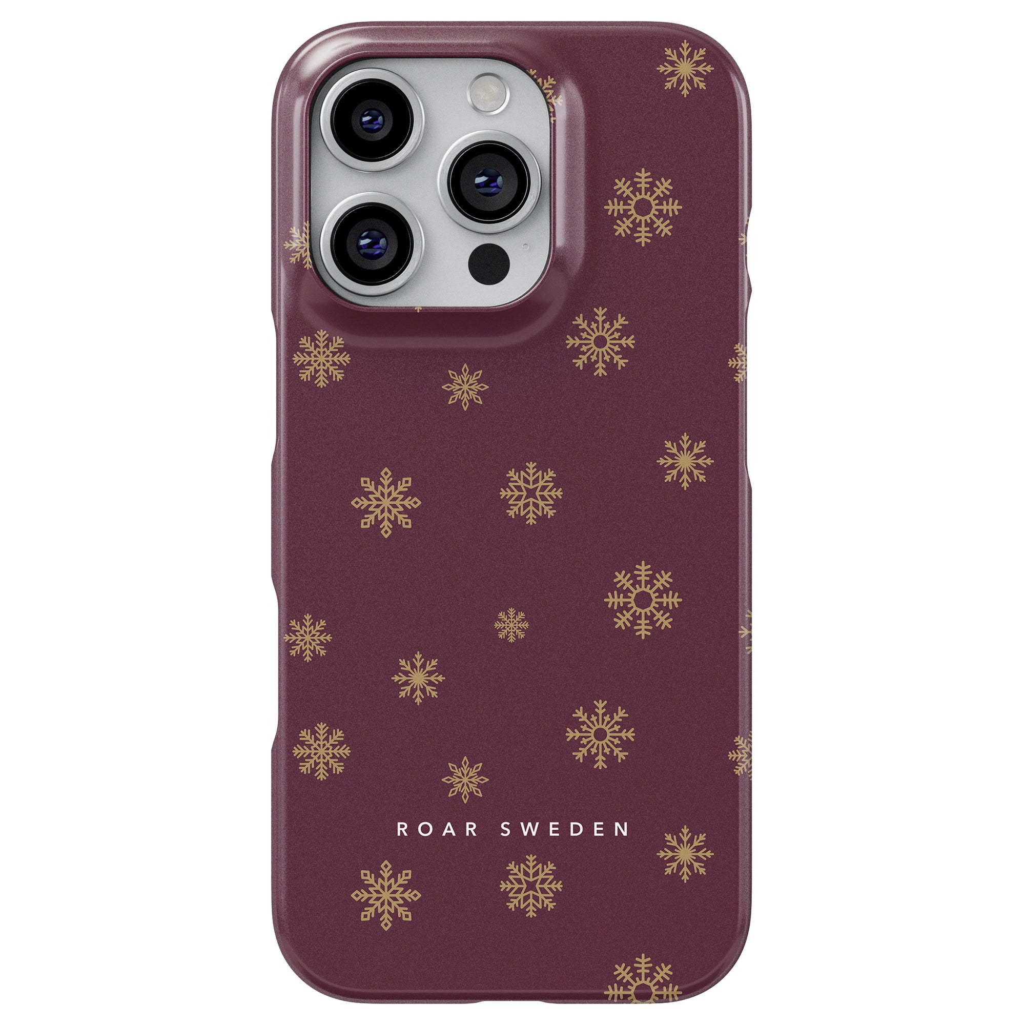 Burgundy Snowflake - Slim case - Roar Sweden