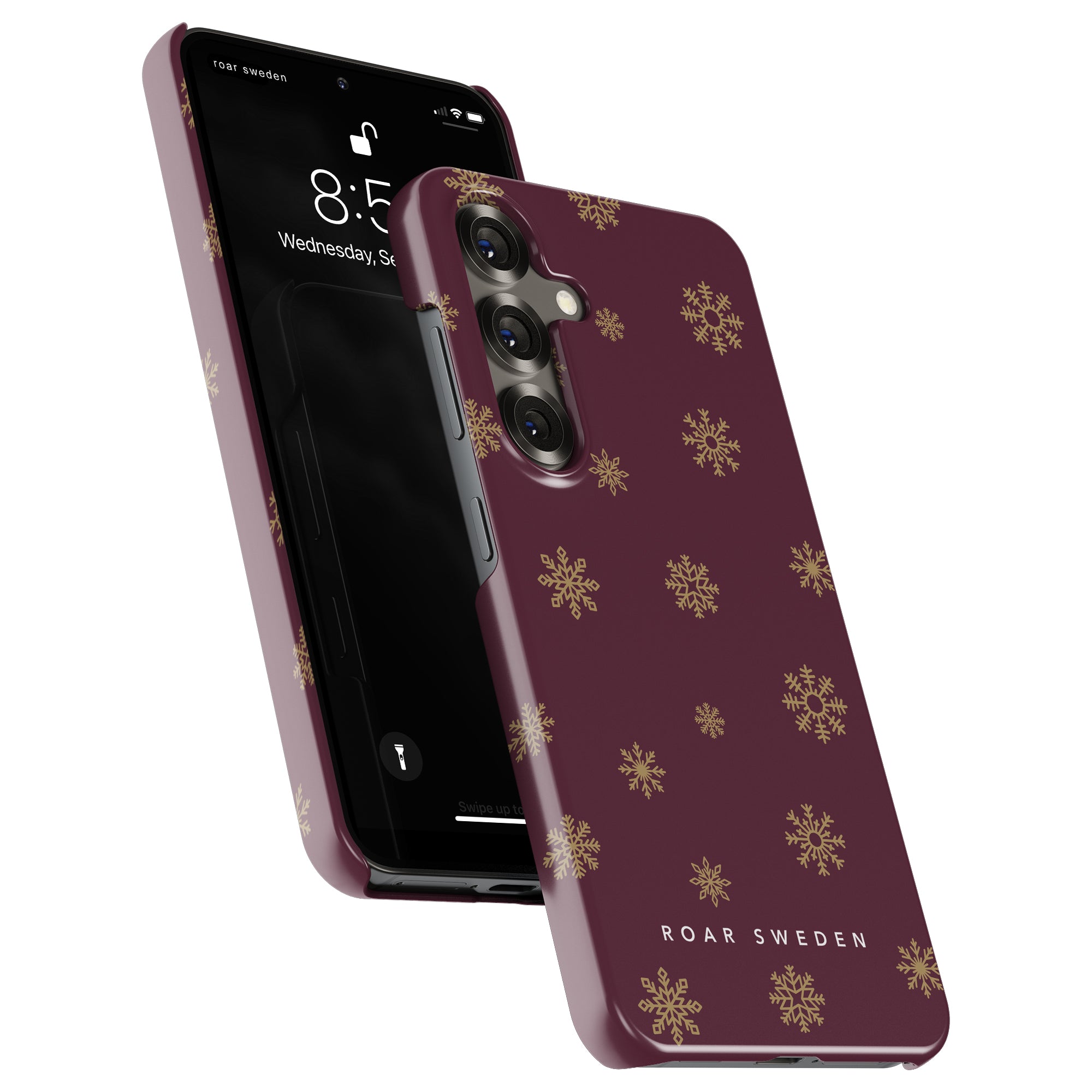 Burgundy Snowflake - Slim case - Roar Sweden