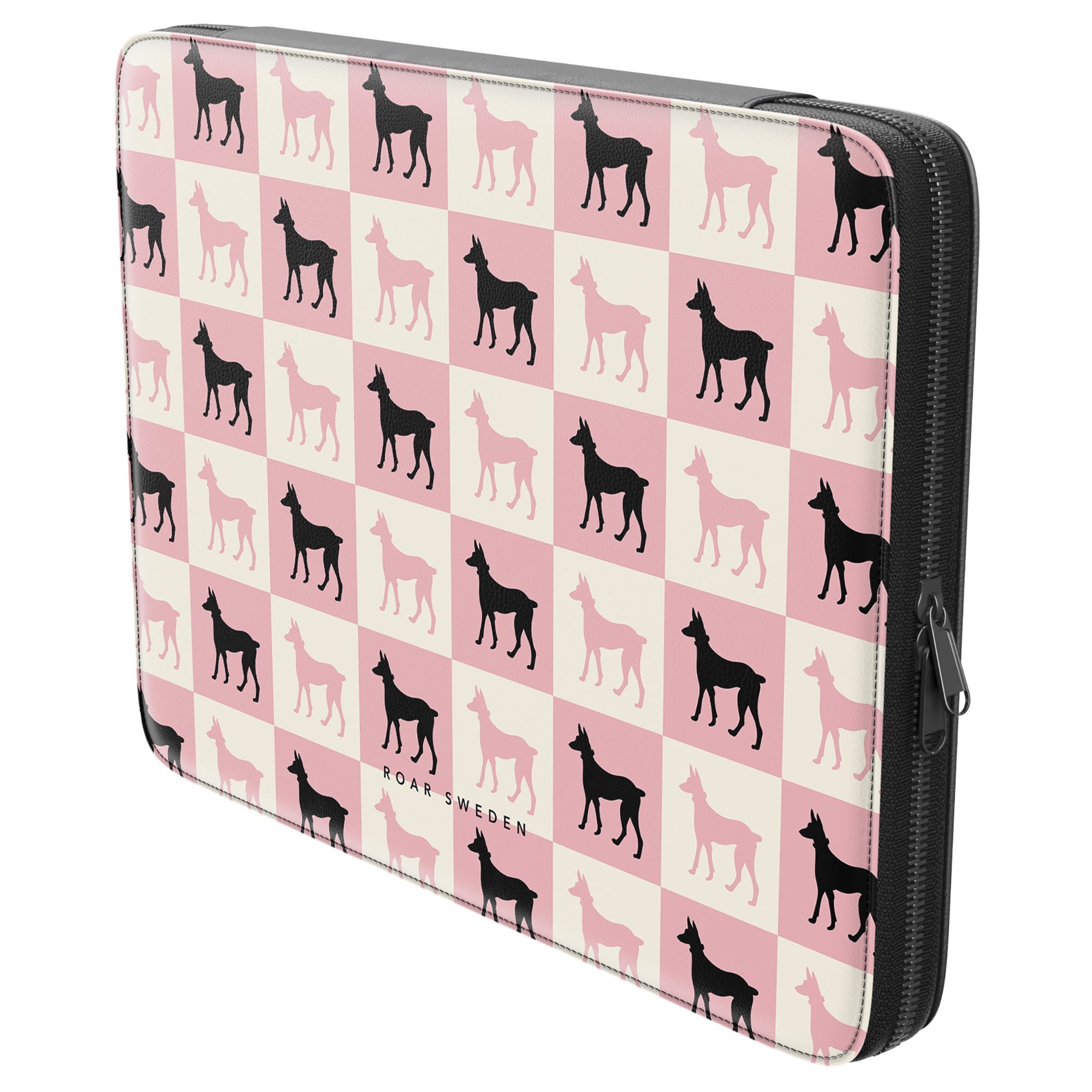 Chequer Doberman - Laptopfodral - Roar Sweden