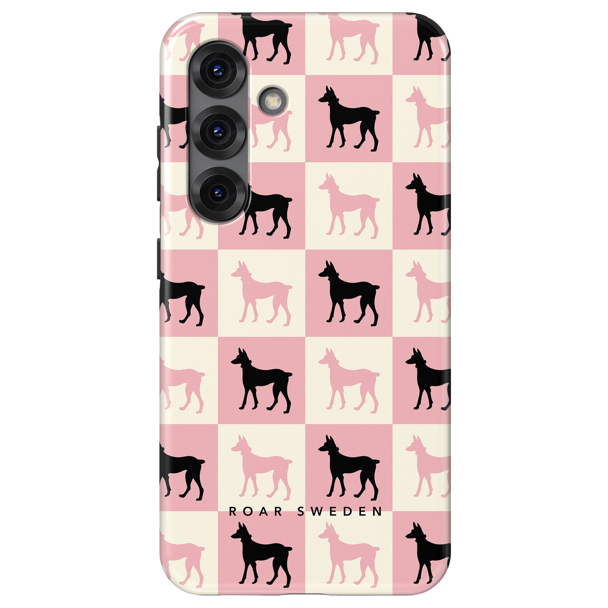 Tough mobilskal – Chequer Doberman