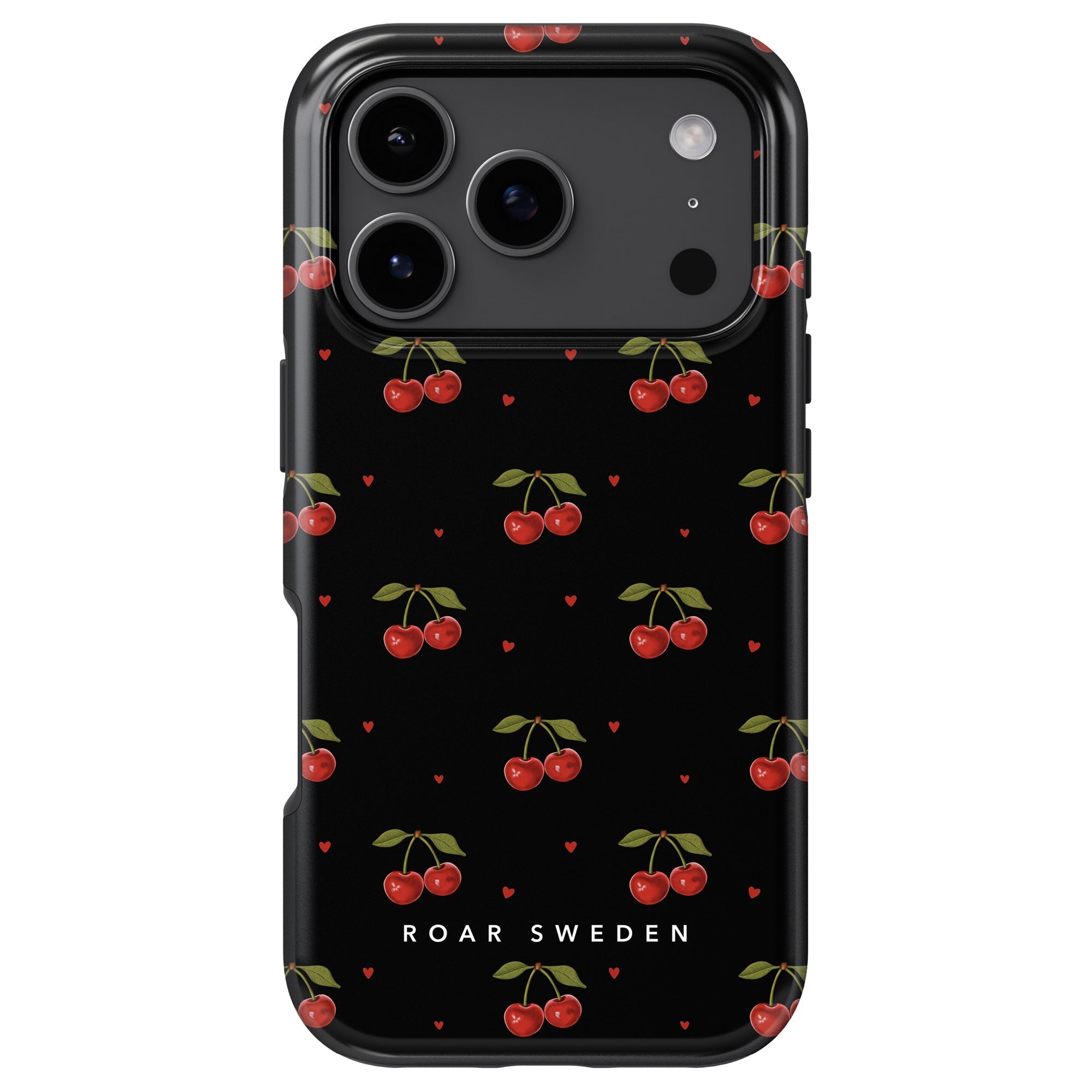 Cherry Black - Magsafe Tough Case - Roar Sweden