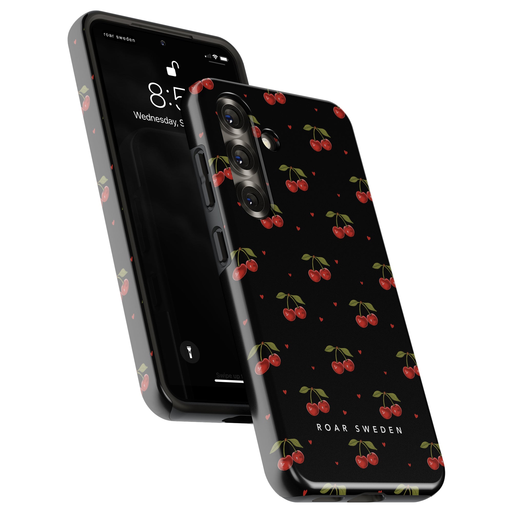 Cherry Black - Tough Case - Roar Sweden