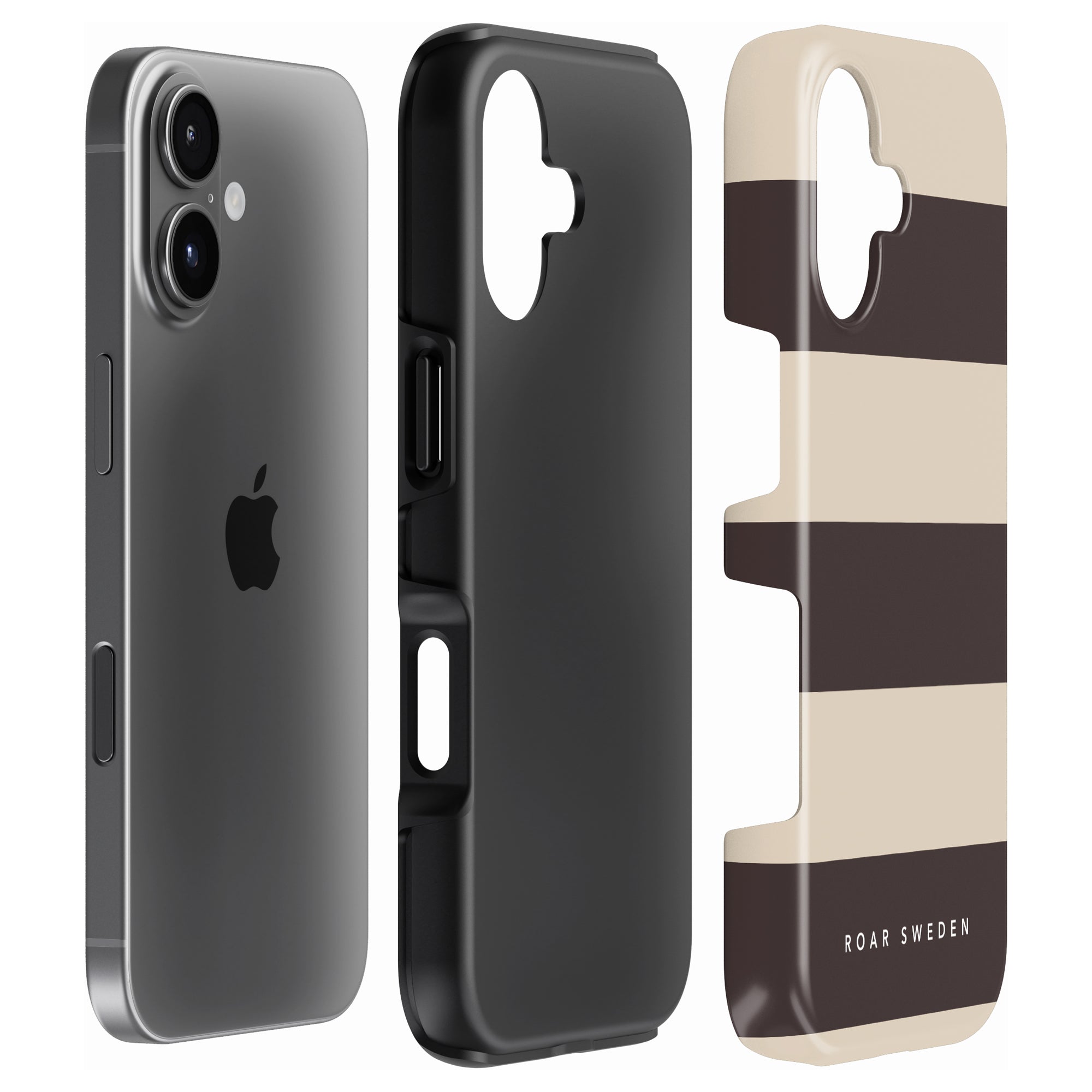 Cocoa Stripes - Tough Case - Roar Sweden