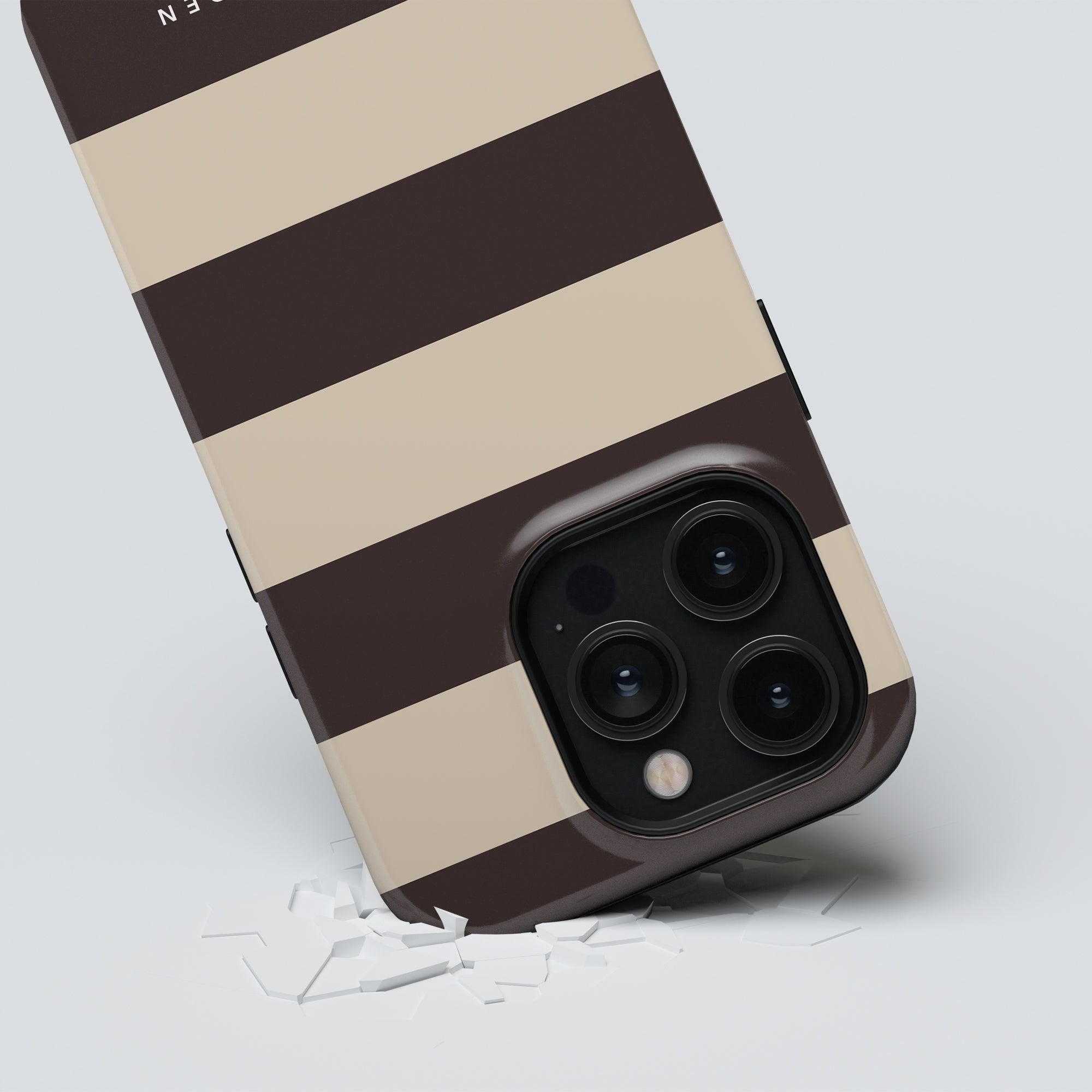 Cocoa Stripes - Magsafe Tough Case - Roar Sweden