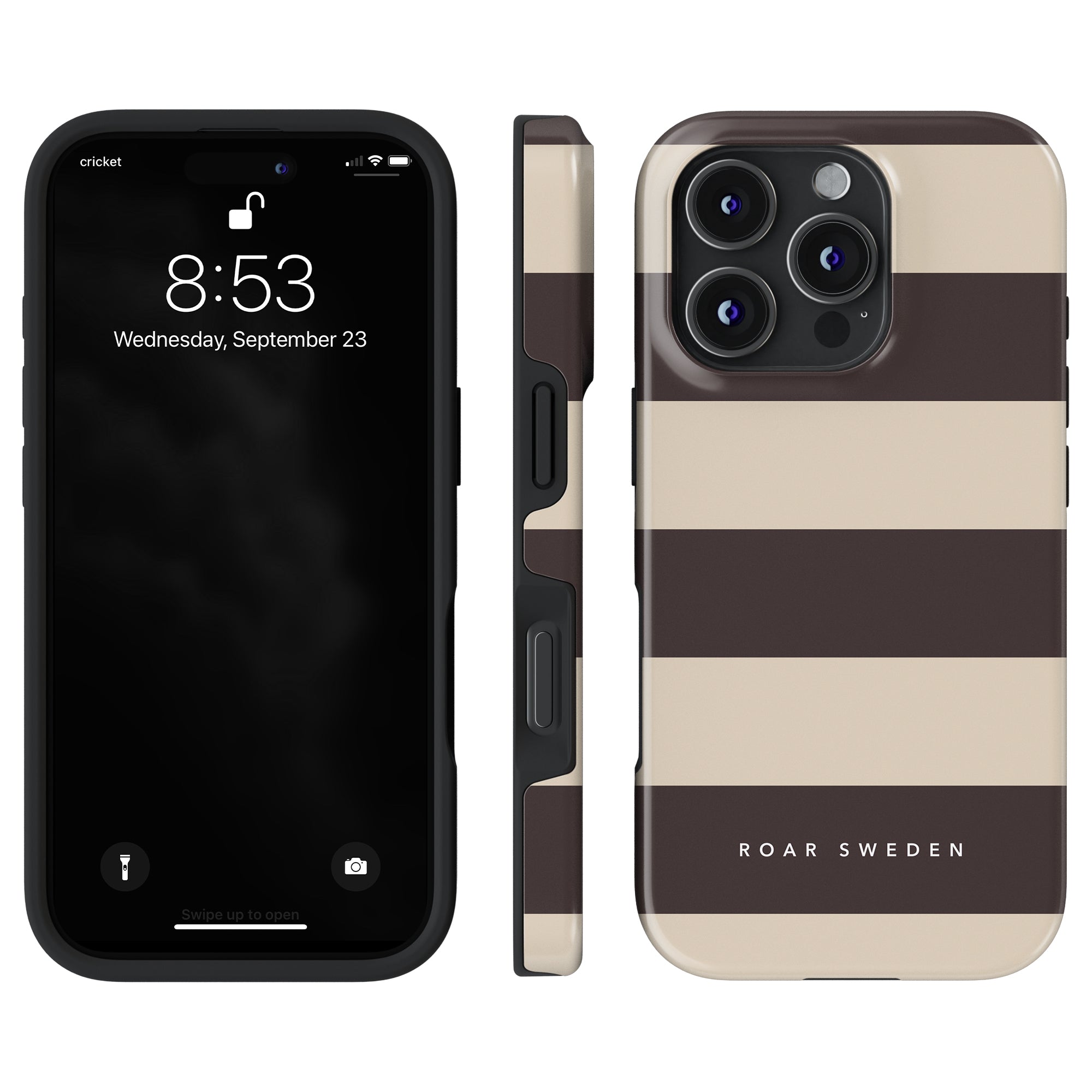 Cocoa Stripes - Tough Case - Roar Sweden