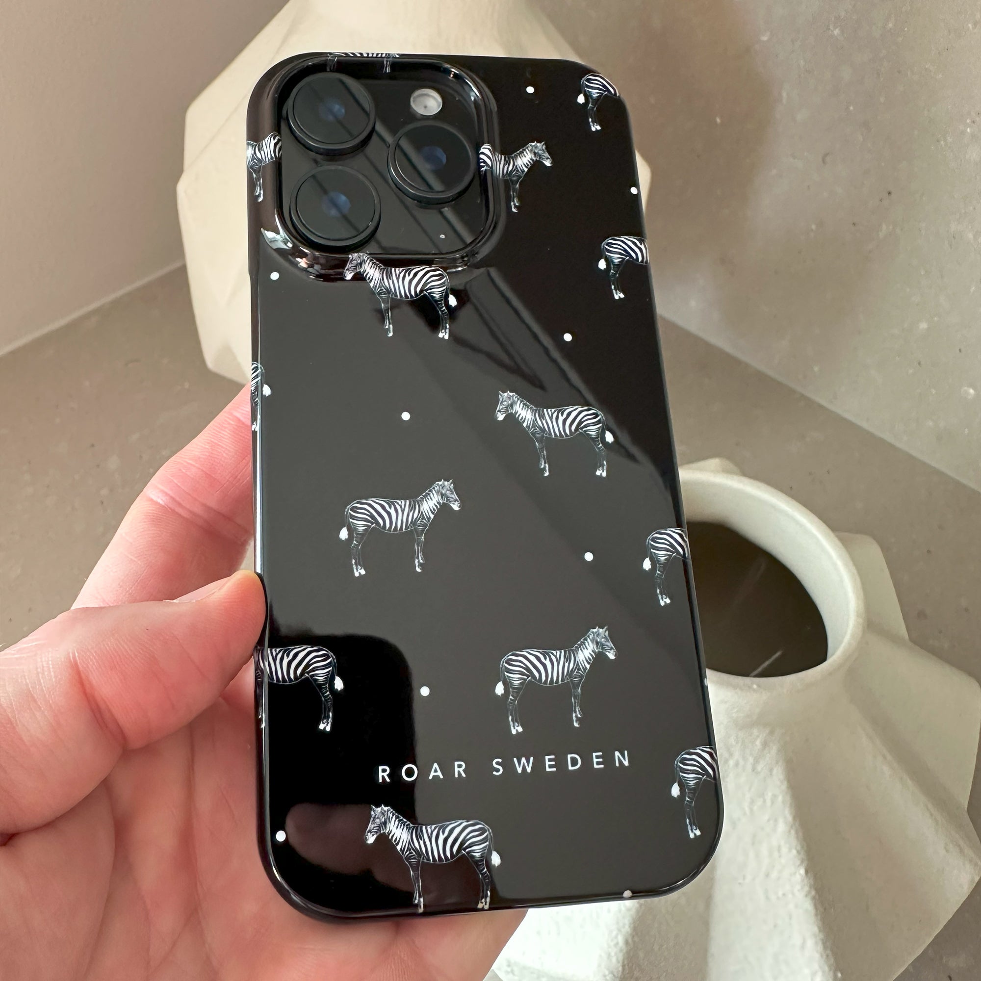 MagSafe mobilskal – Dotted Zebra