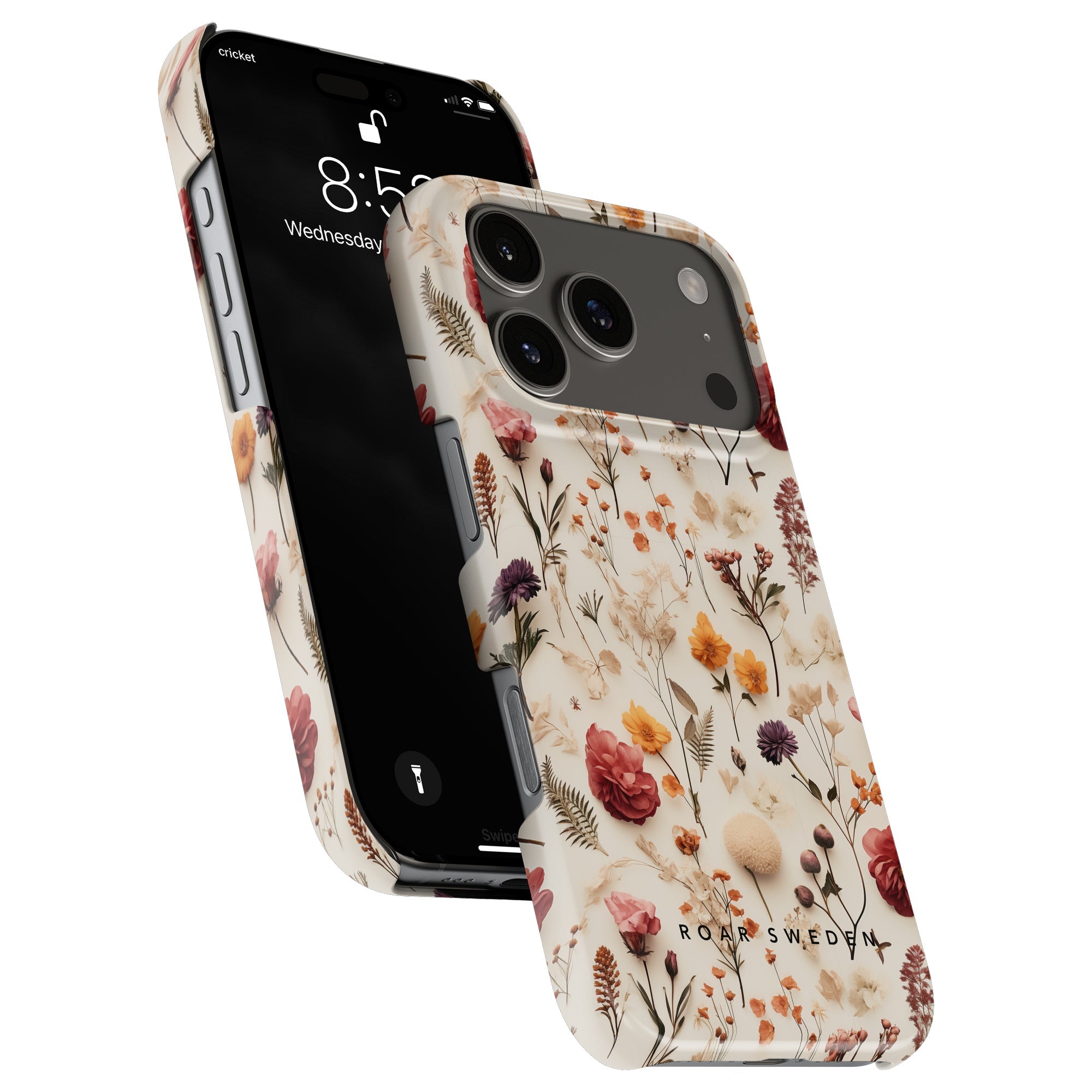 Slim mobilskal – Dried Flowers