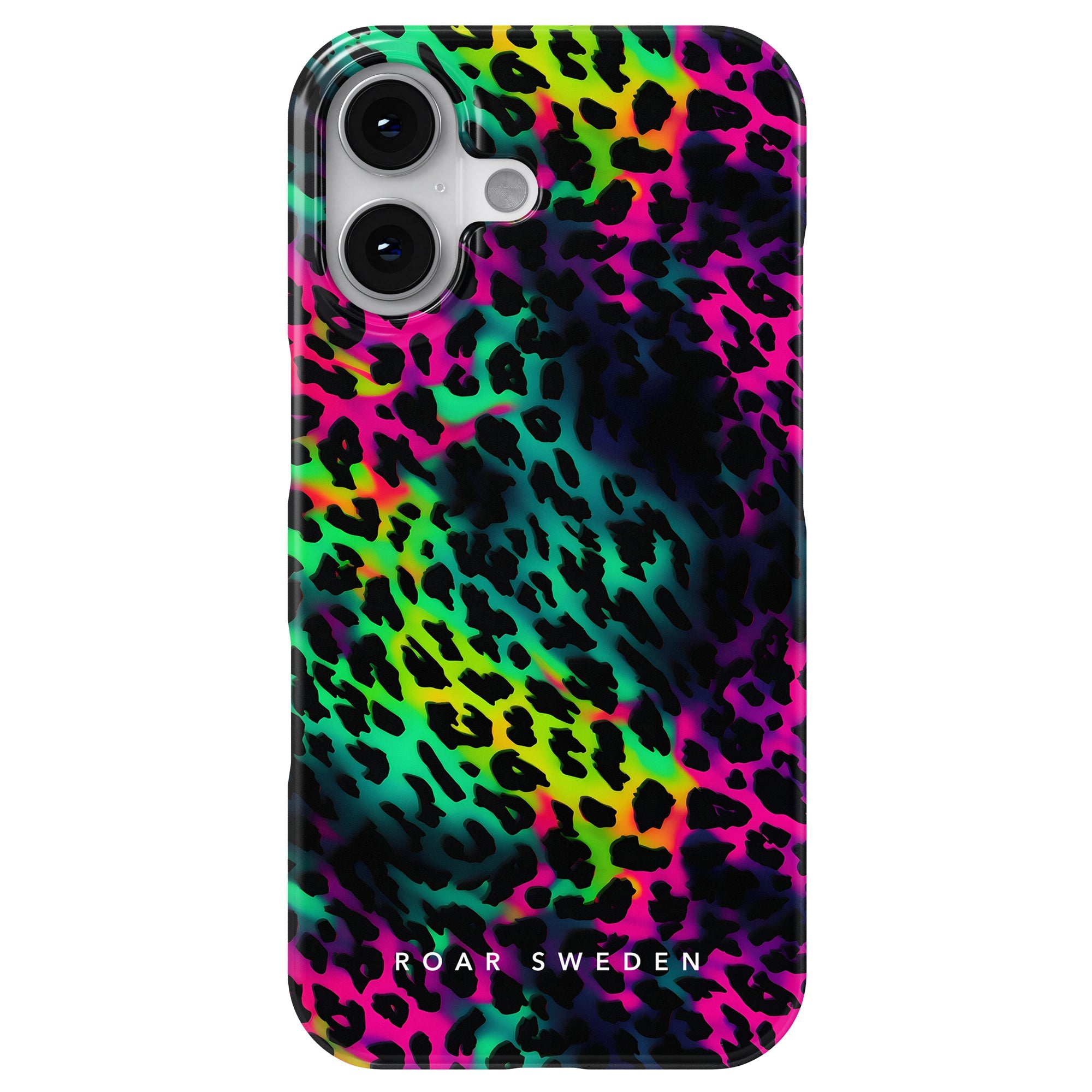 Slim mobilskal – Electric Leopard