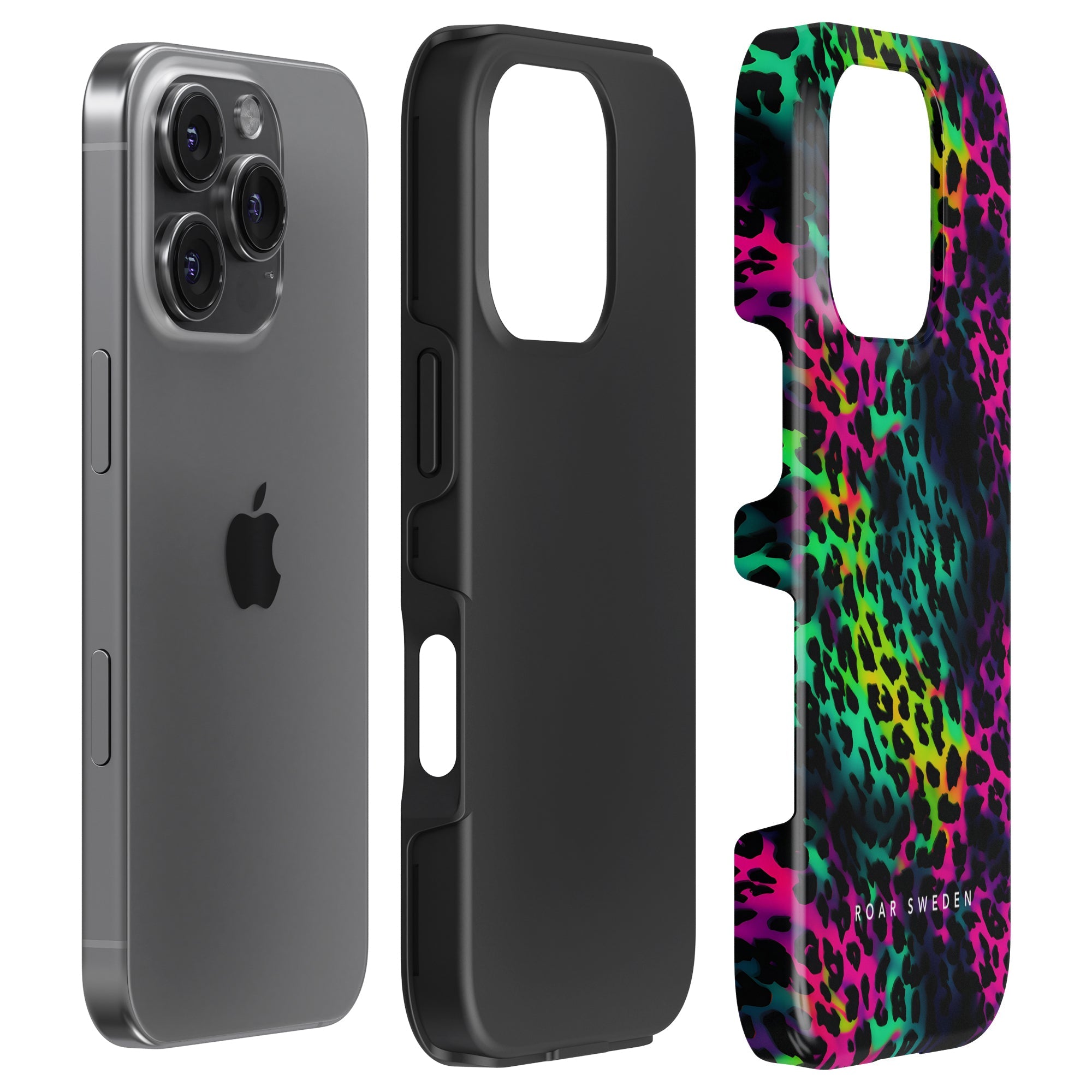 Tough mobilskal - Electric Leopard