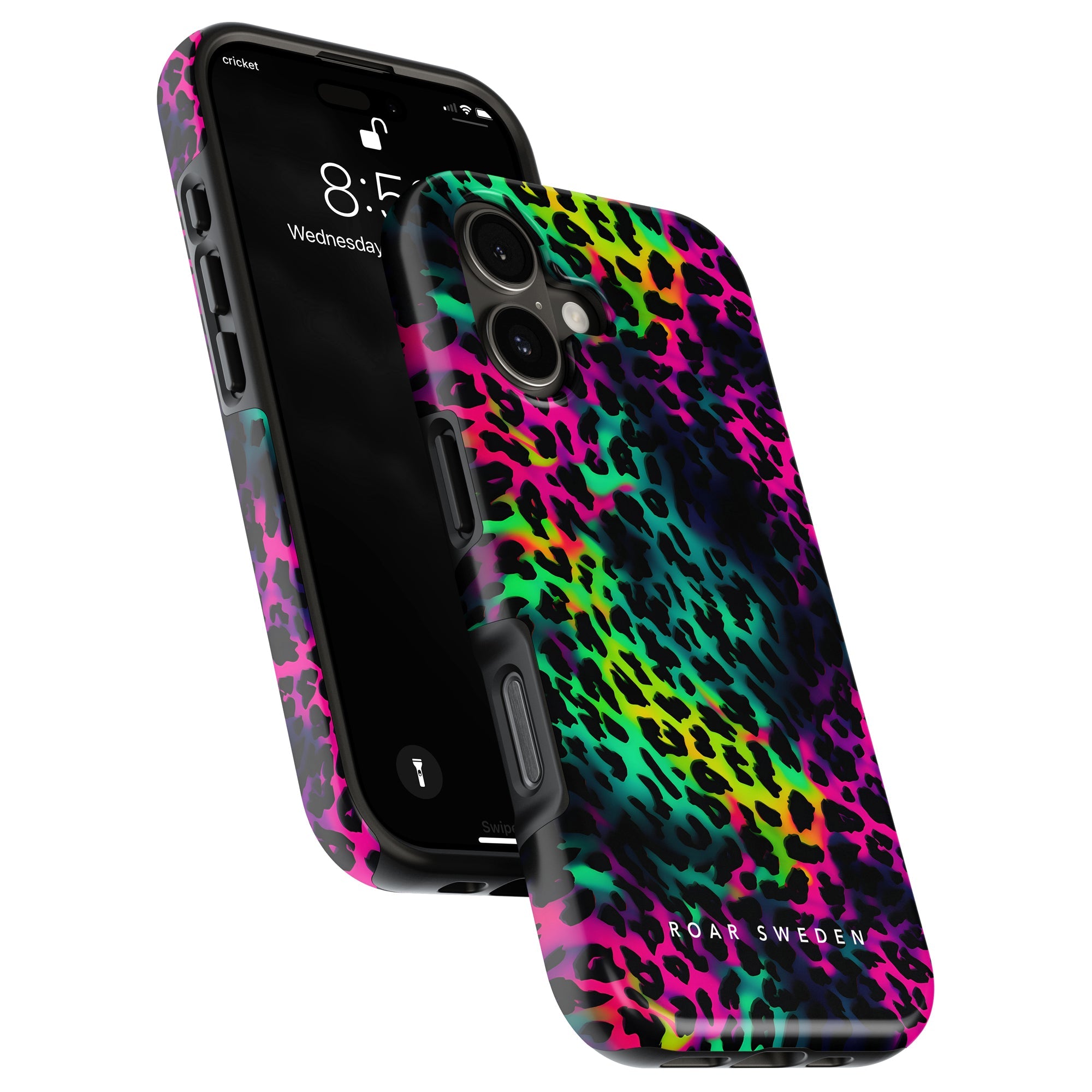 Tough mobilskal – Electric Leopard