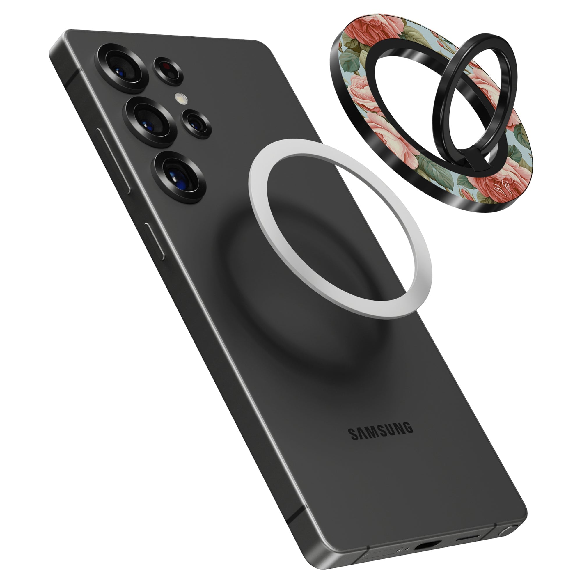 English Rose - Magnetring – magnetring för mobil